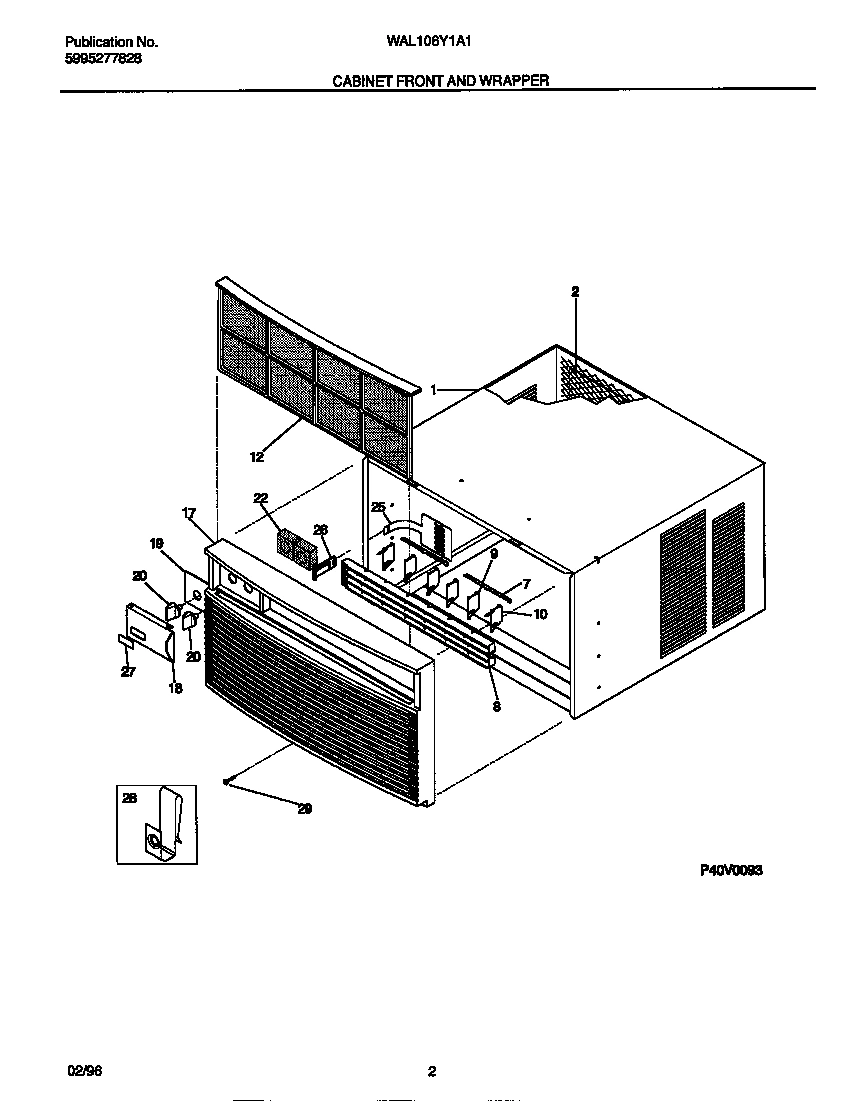 02 - CABINET FRONT AND WRAPPER