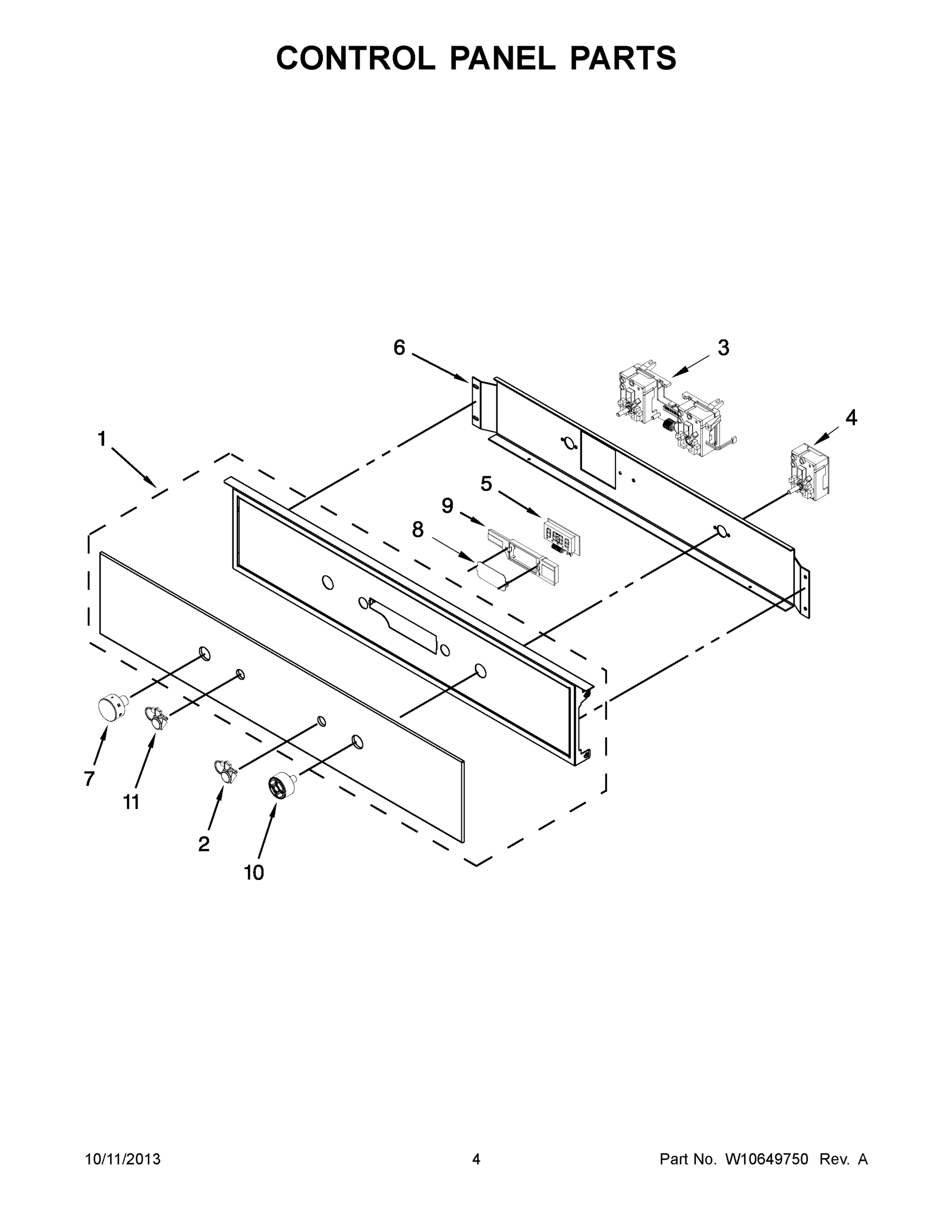 03 - CONTROL PANEL PARTS