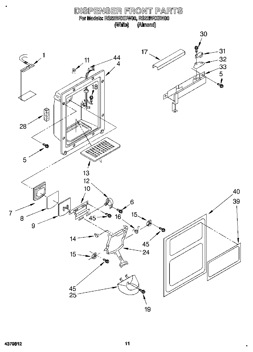 07 - DISPENSER FRONT