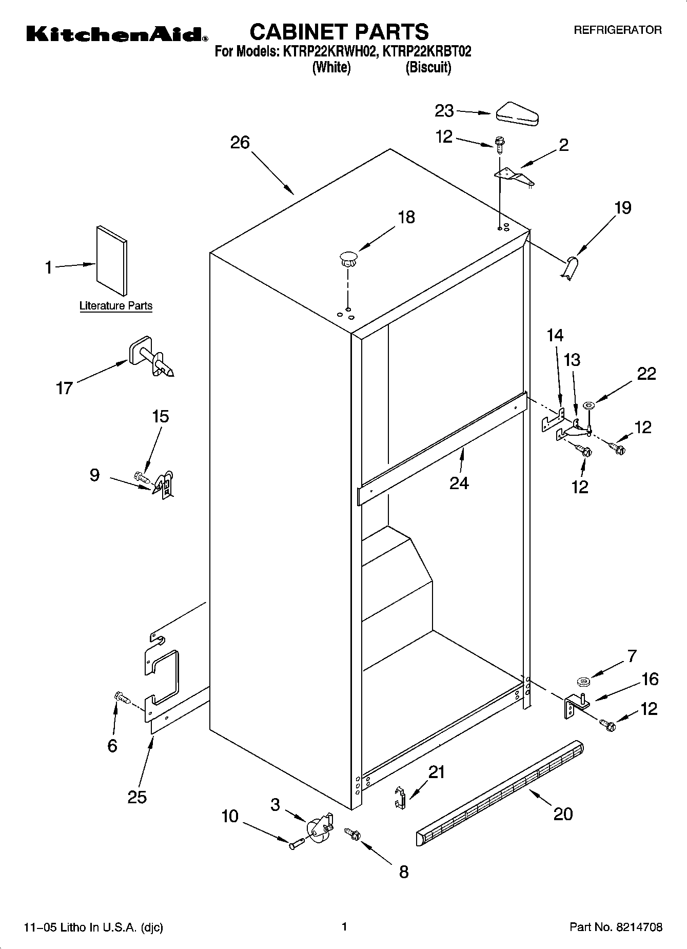 01 - CABINET PARTS