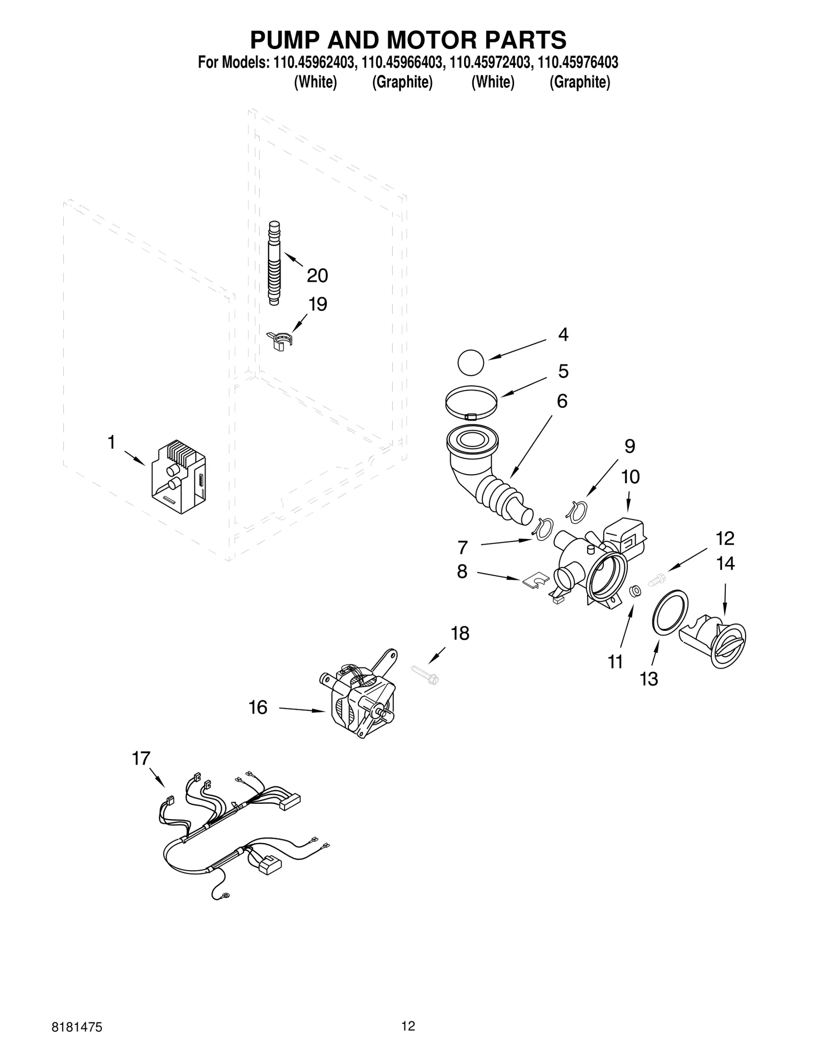 PUMP AND MOTOR PARTS