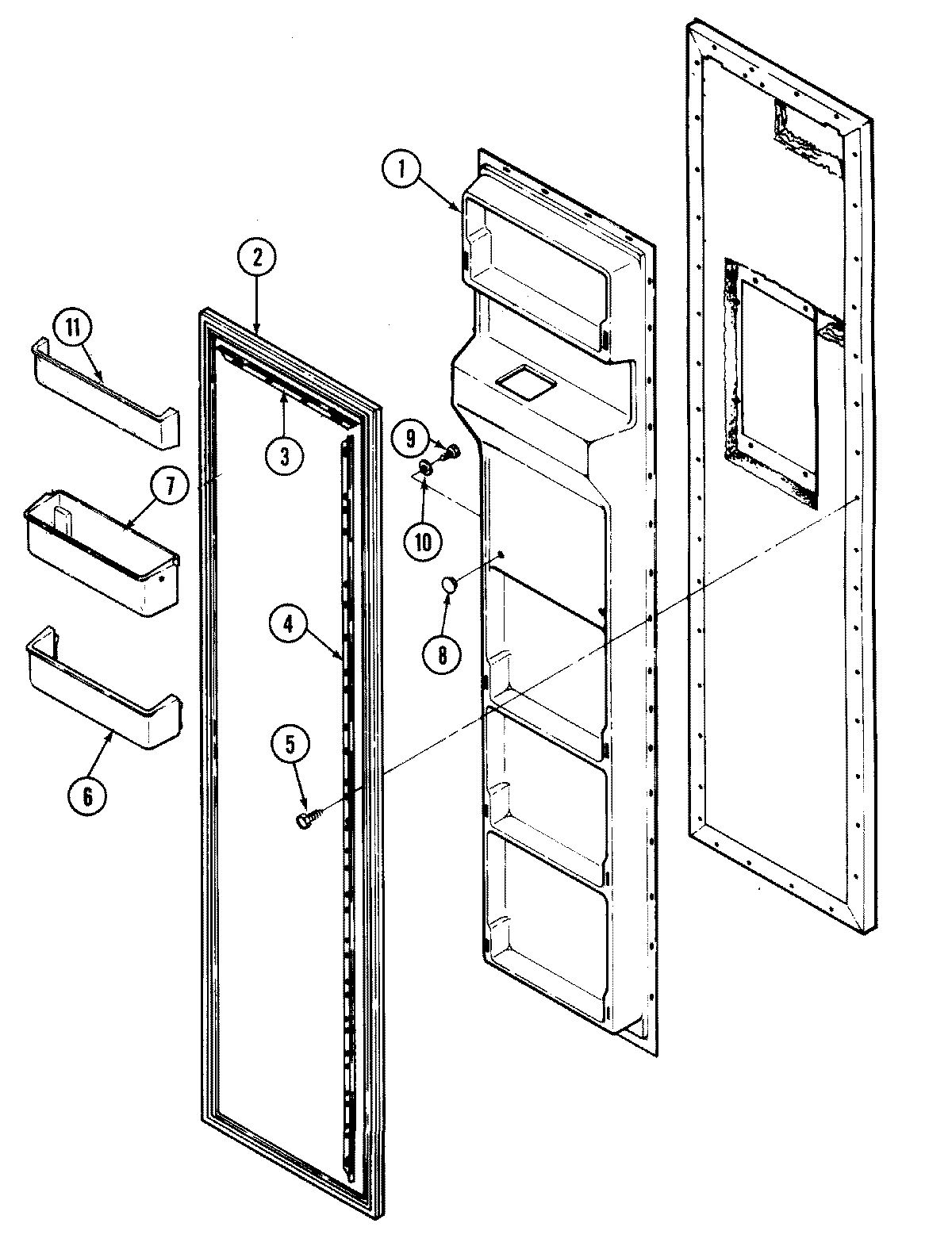 02 - FREEZER INNER DOOR