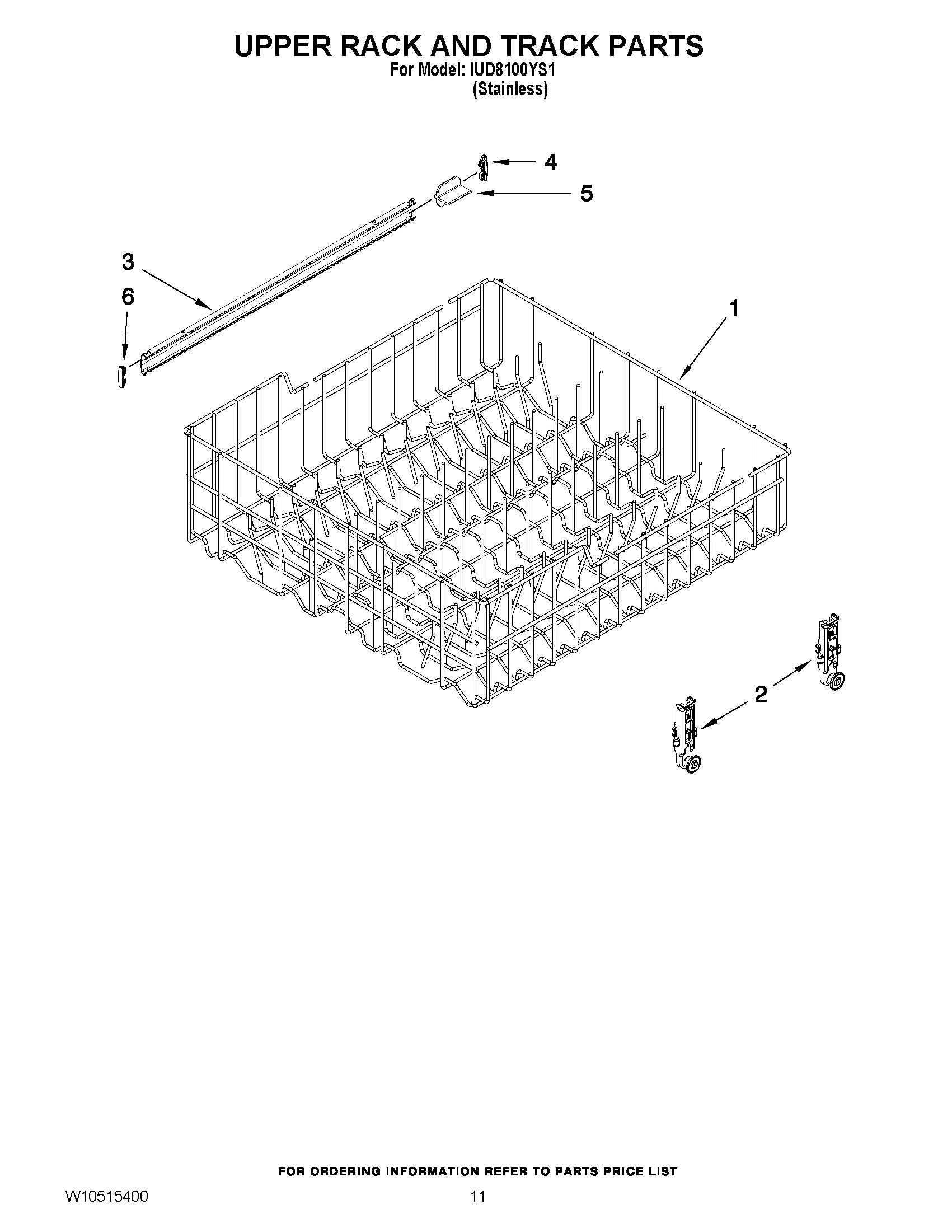 09 - UPPER RACK AND TRACK PARTS