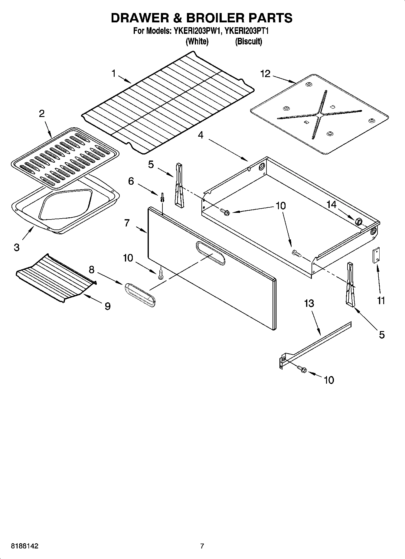 05 - DRAWER & BROILER PARTS, OPTIONAL PARTS
