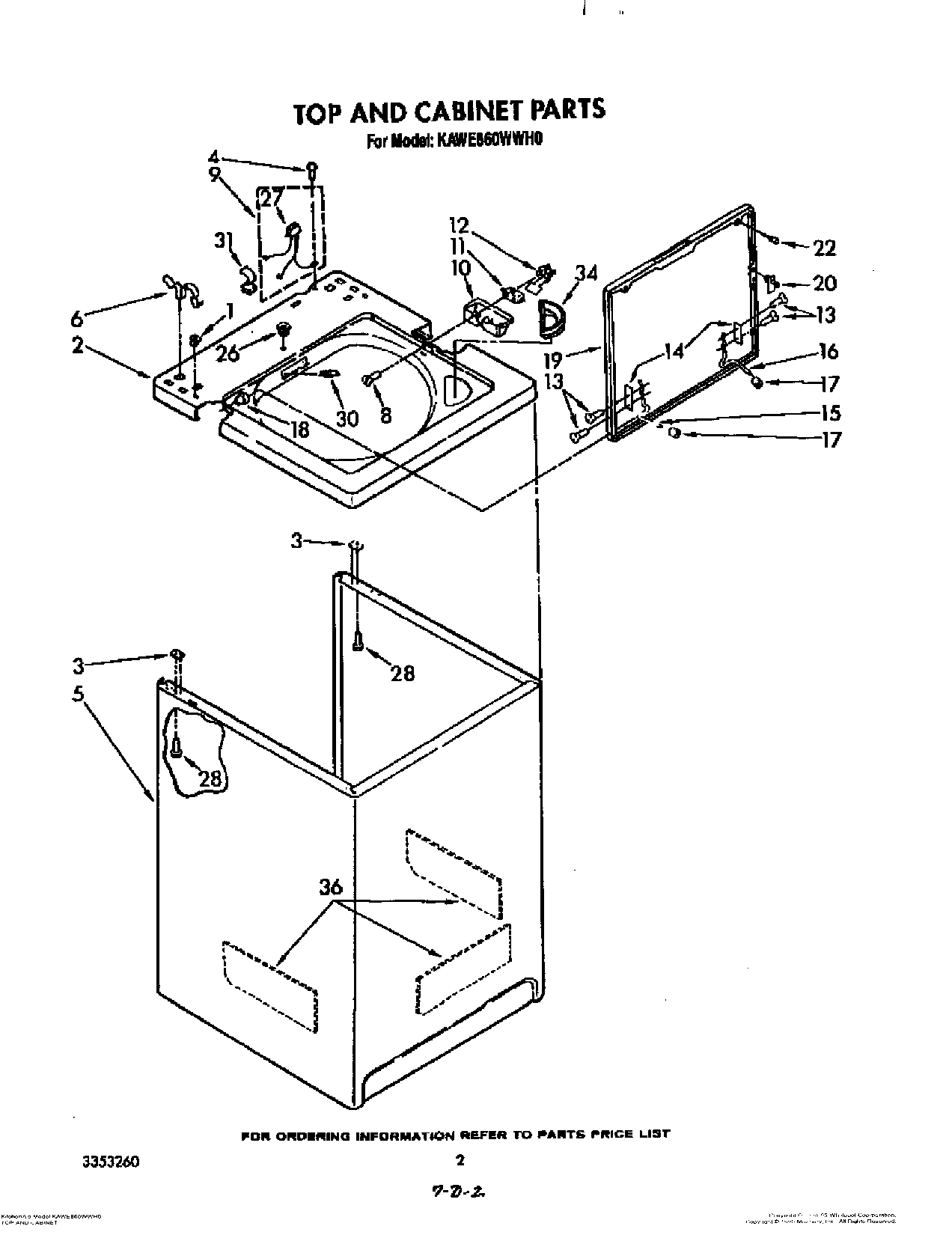02 - TOP AND CABINET, LIT/OPTIONAL