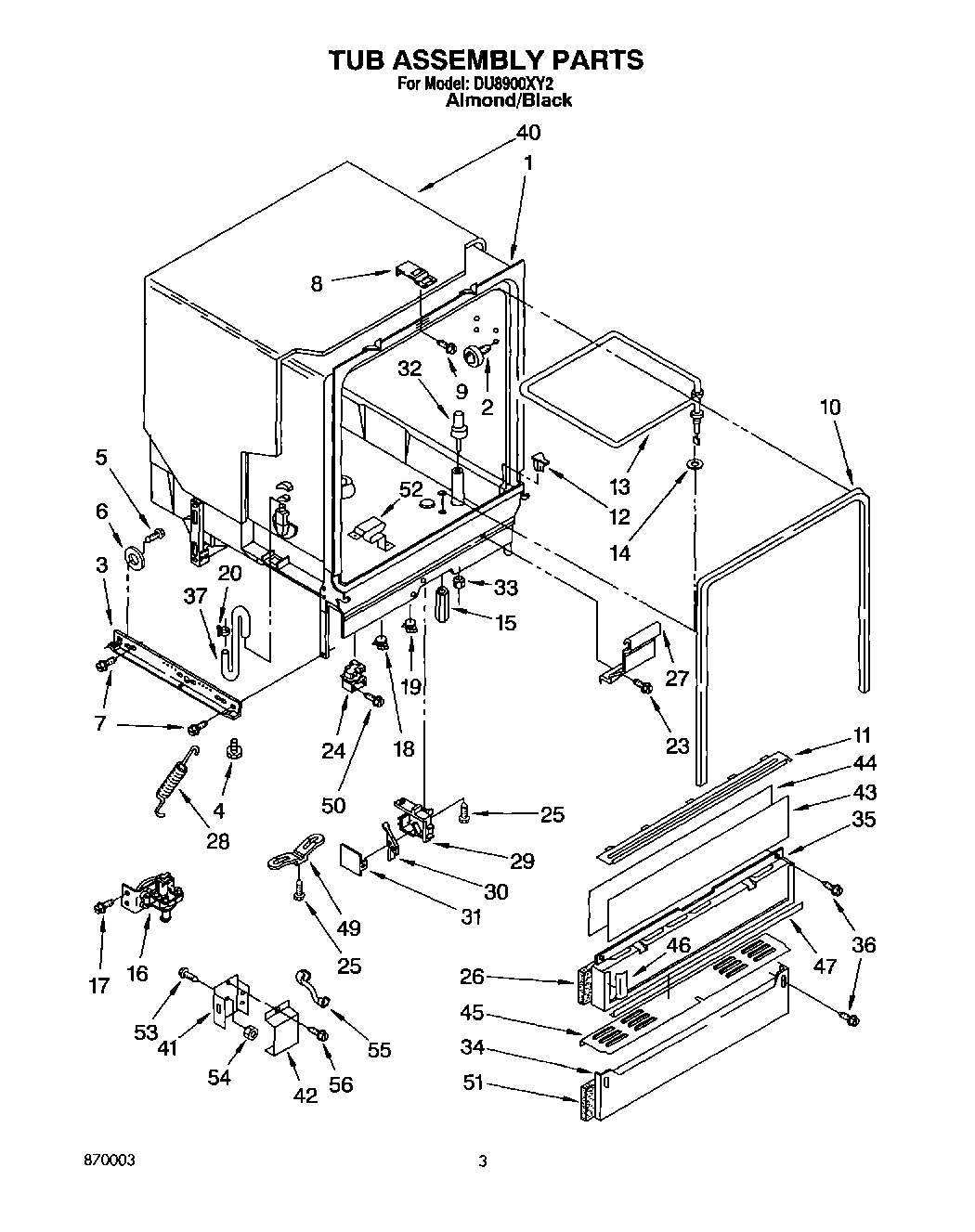 03 - TUB ASSEMBLY