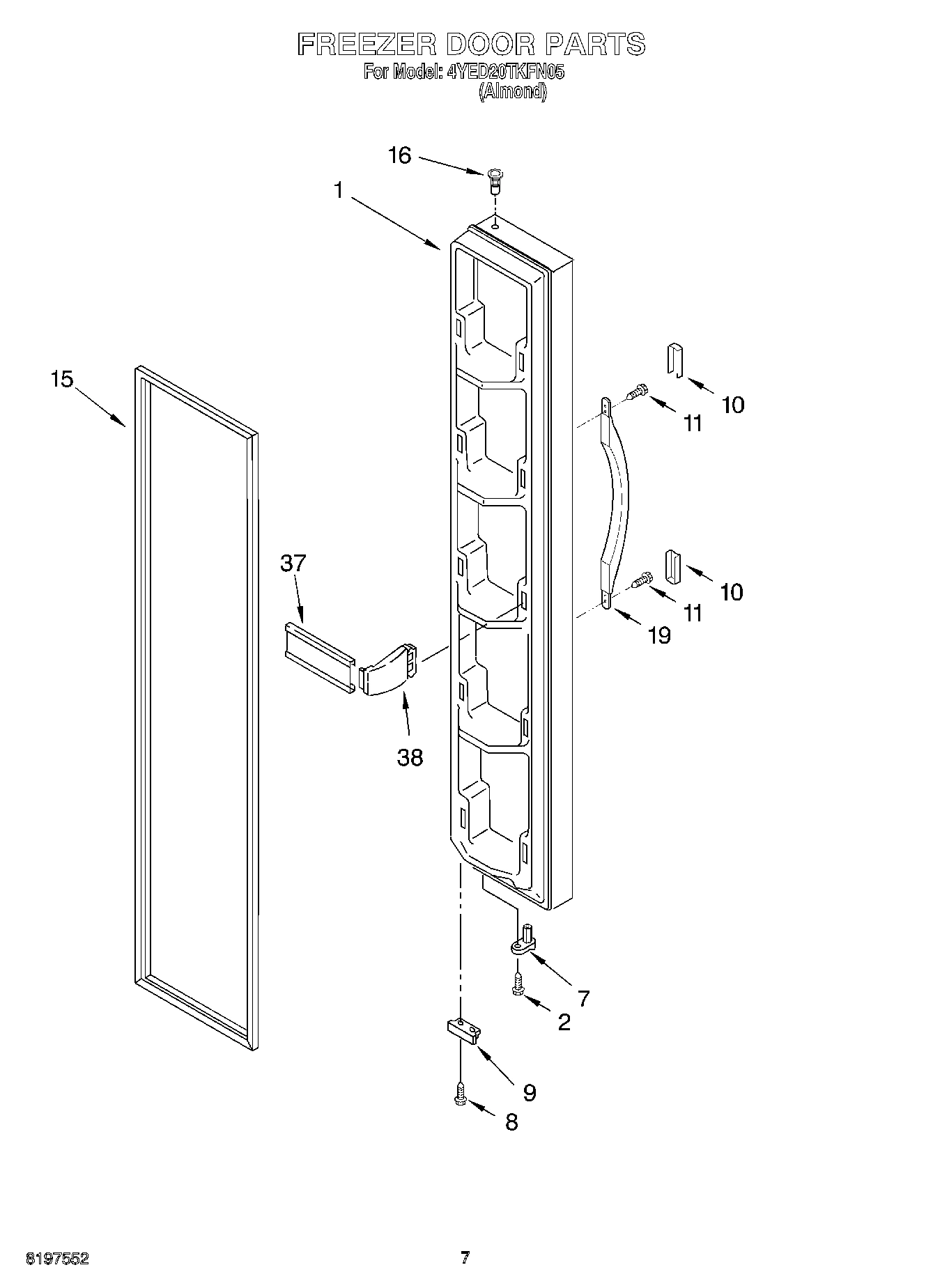 05 - FREEZER DOOR