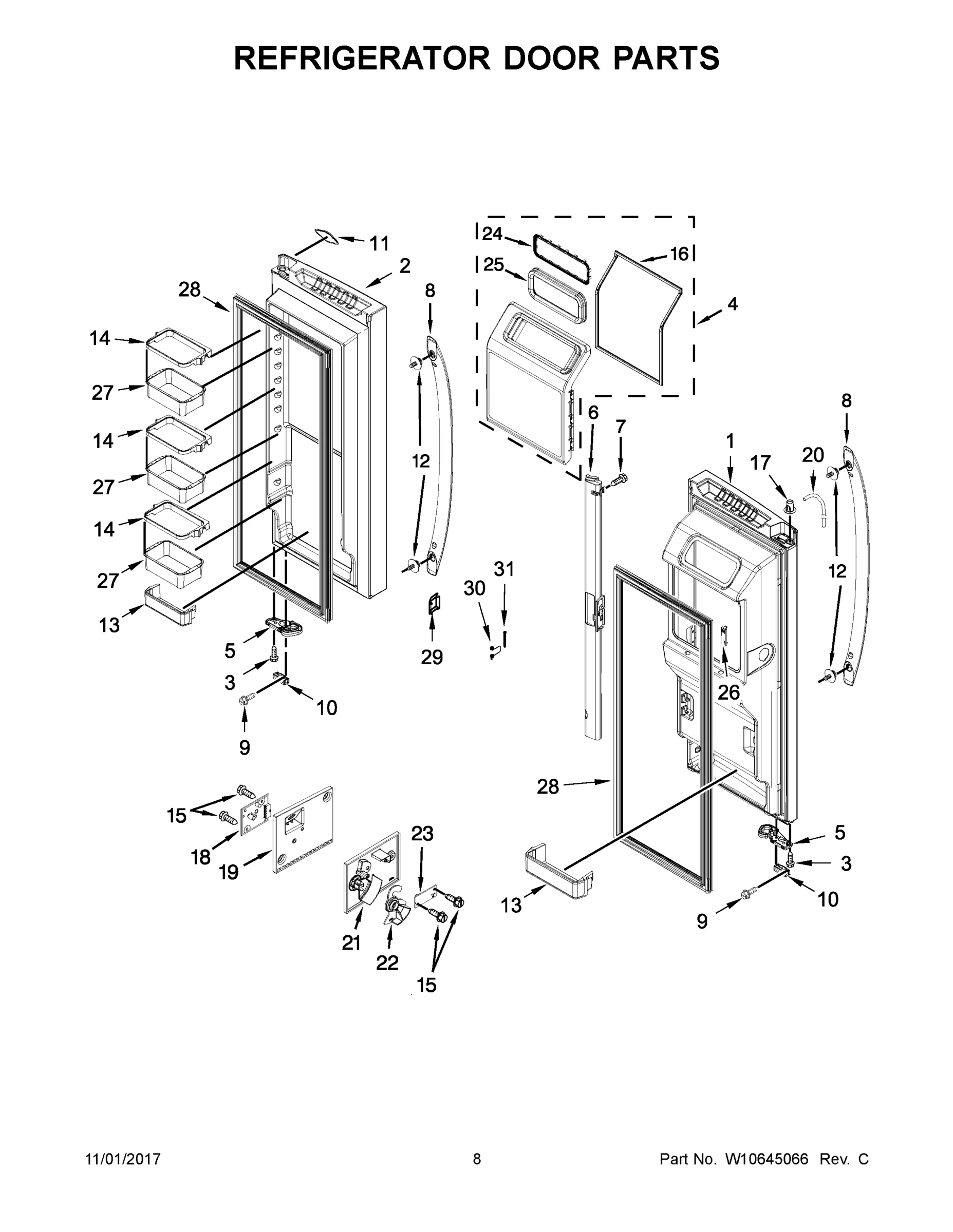 05 - REFRIGERATOR DOOR PARTS