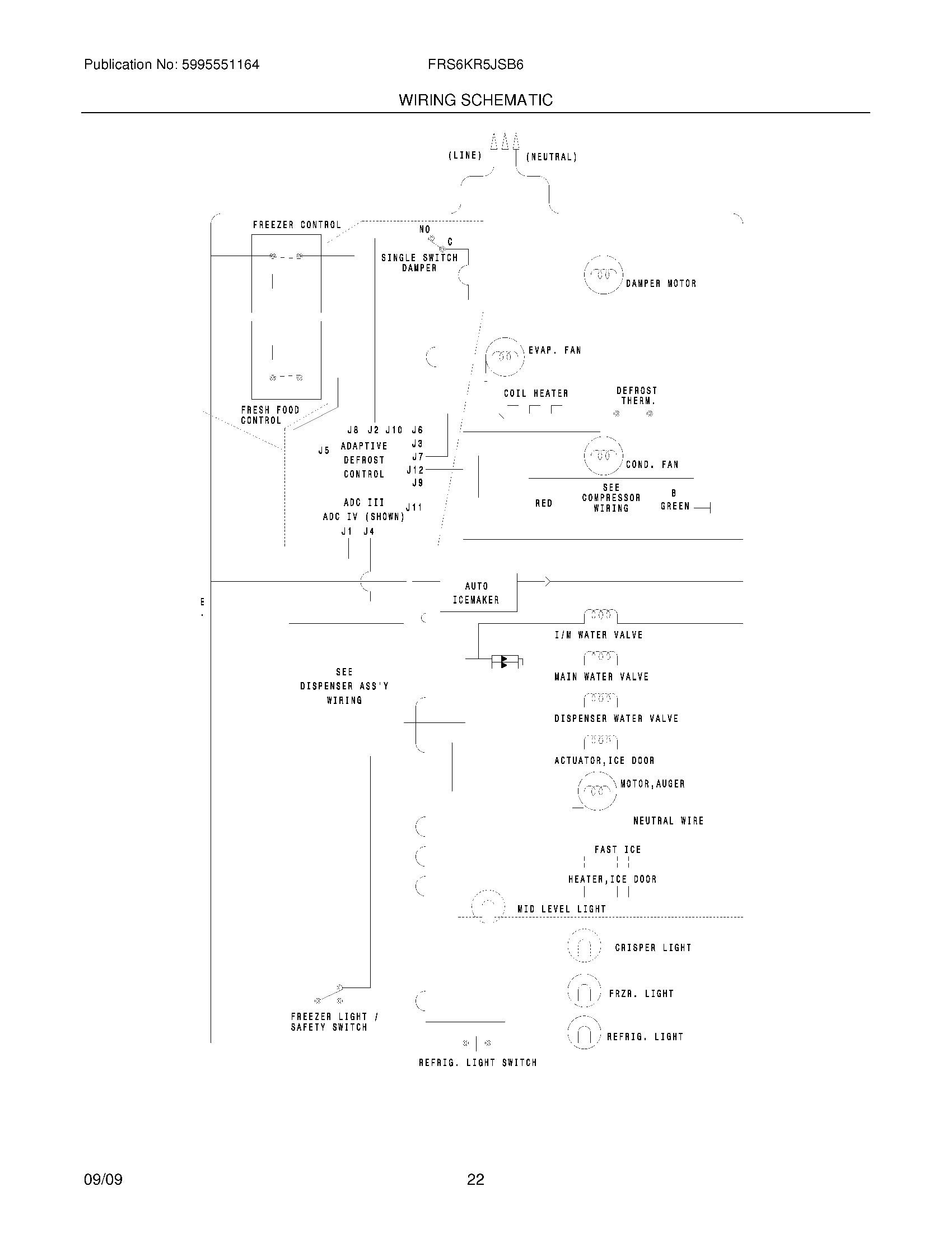 22 - WIRING SCHEMATIC