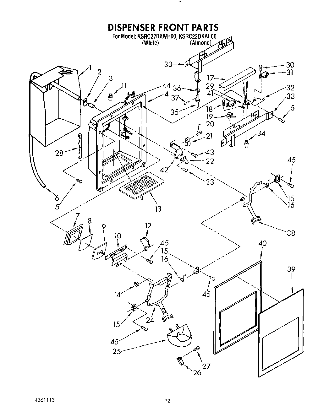 08 - DISPENSER FRONT