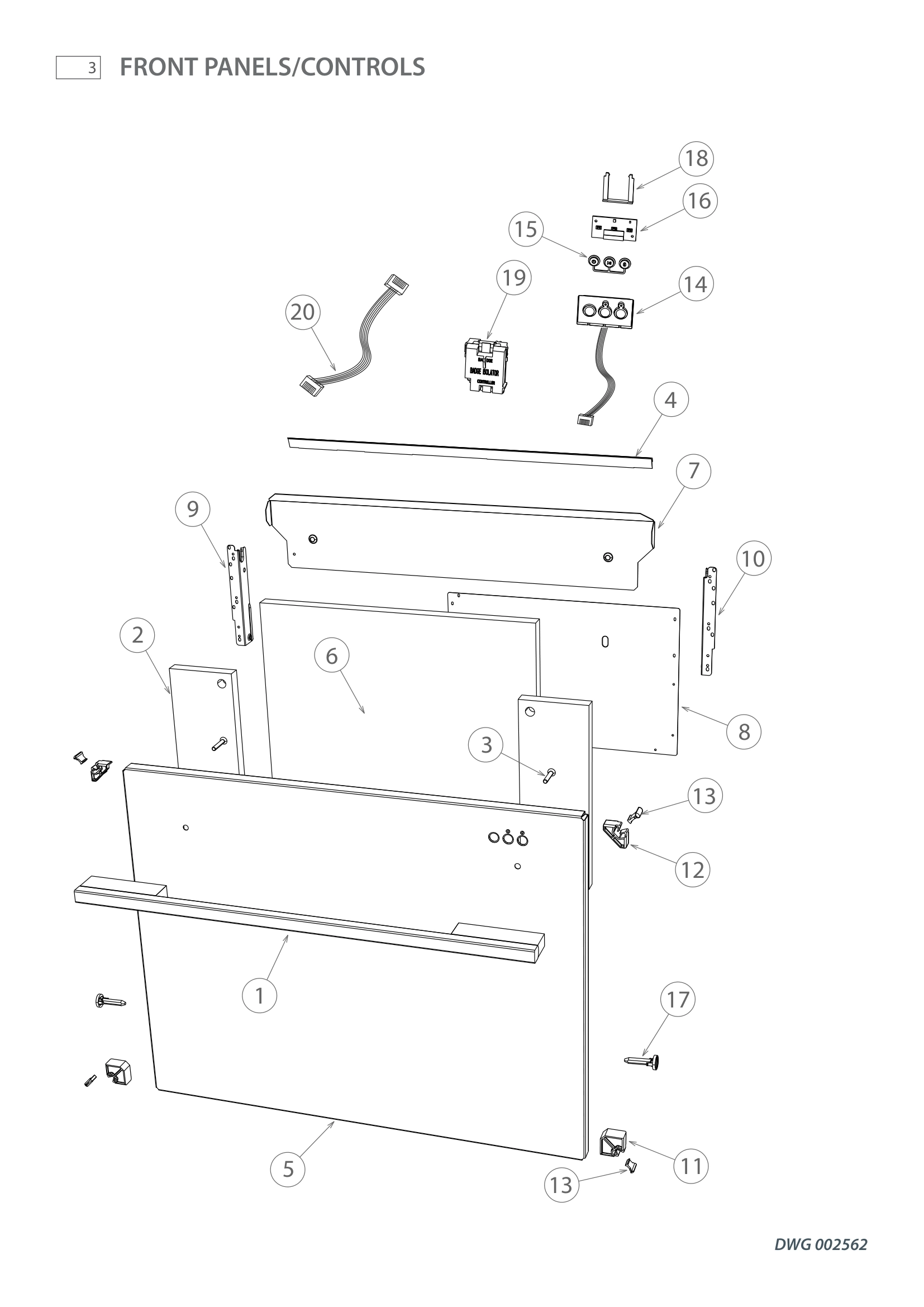 FRONT PANELS/CONTROLS