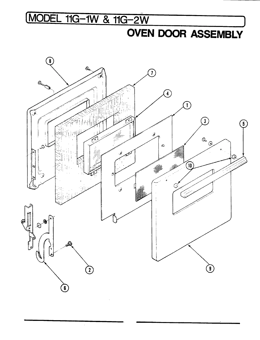 03 - OVEN DOOR ASSEMBLY