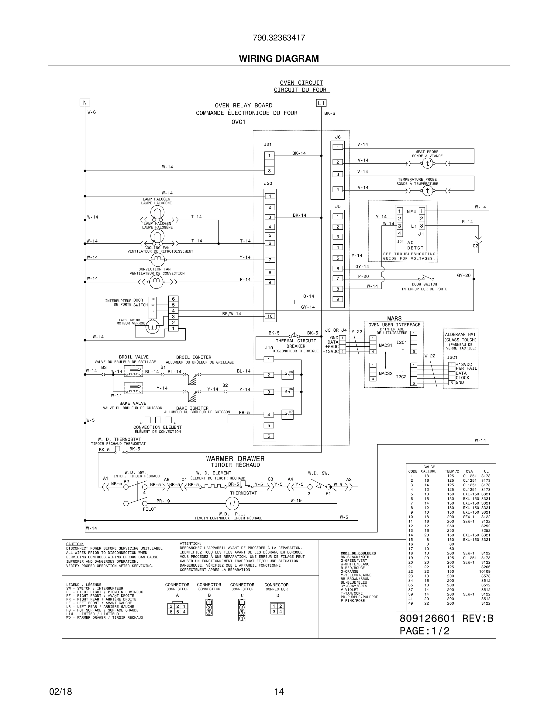 14 - WIRING DIAGRAM