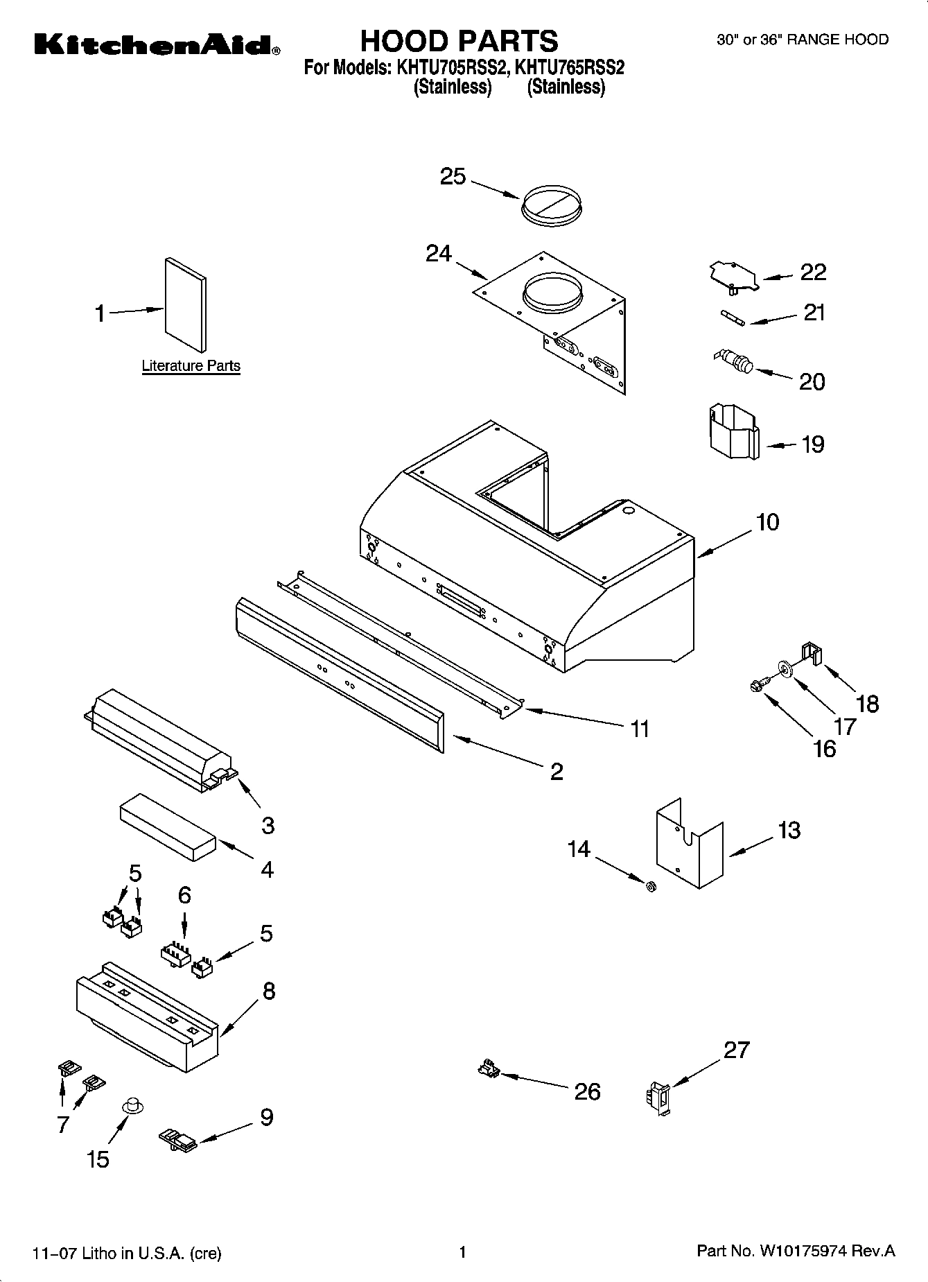 01 - HOOD PARTS