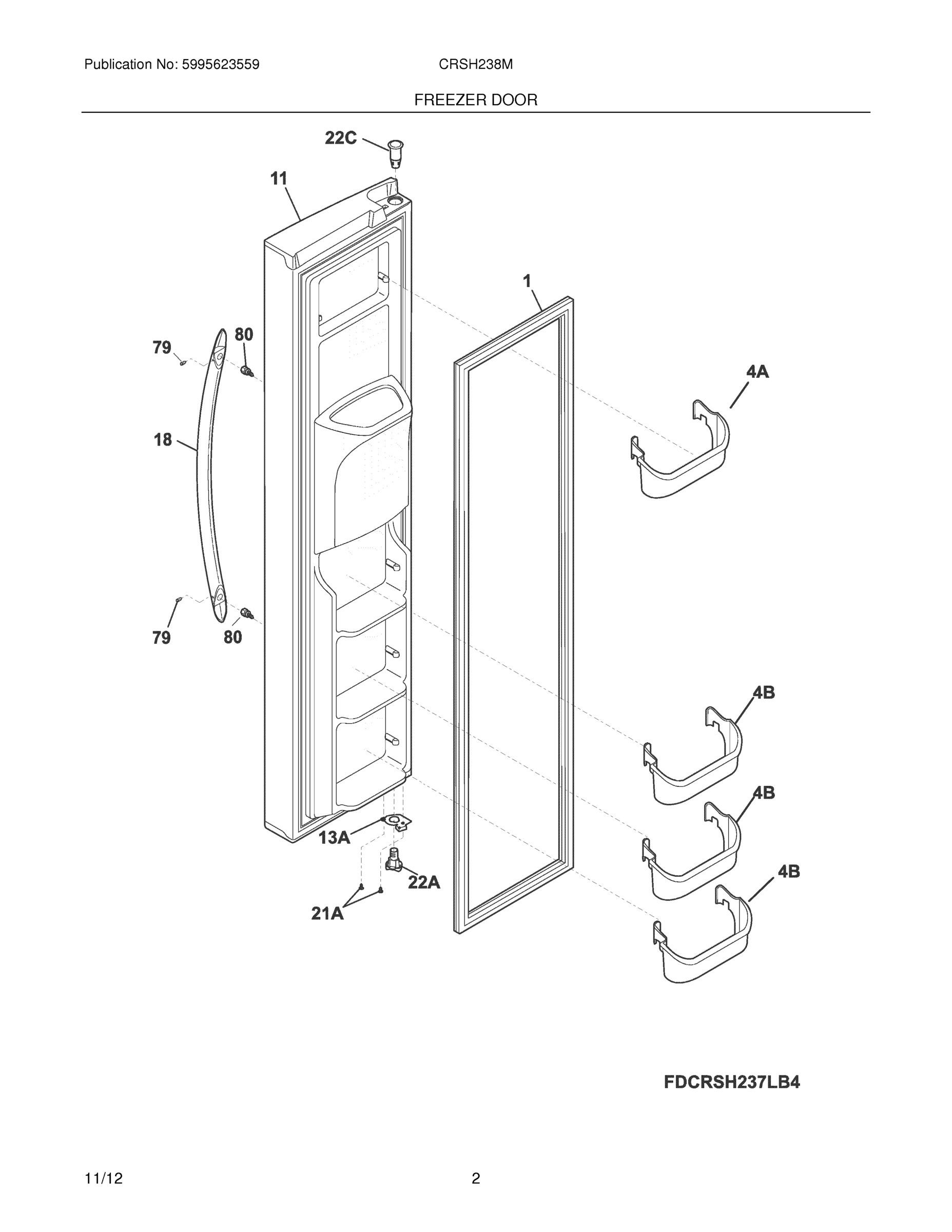 03 - FREEZER DOOR