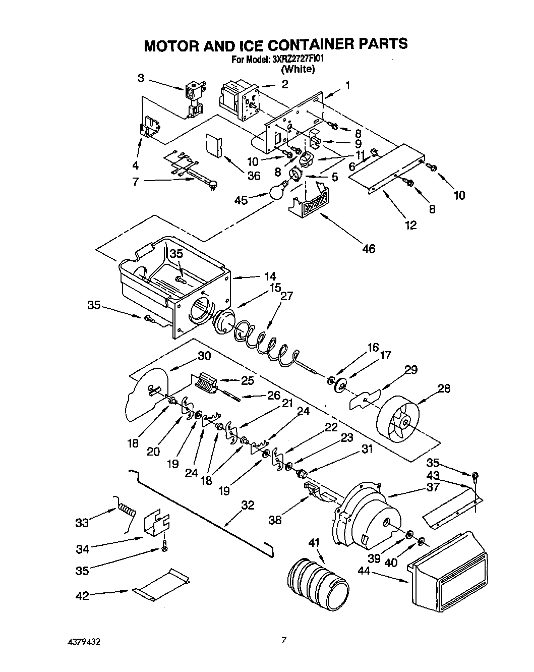 05 - MOTOR AND ICE CONTAINER
