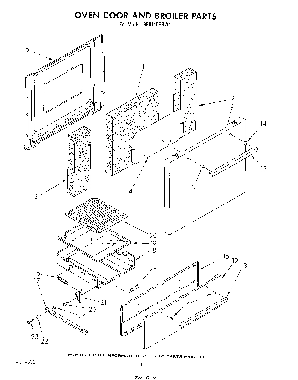 03 - OVEN DOOR AND BROILER