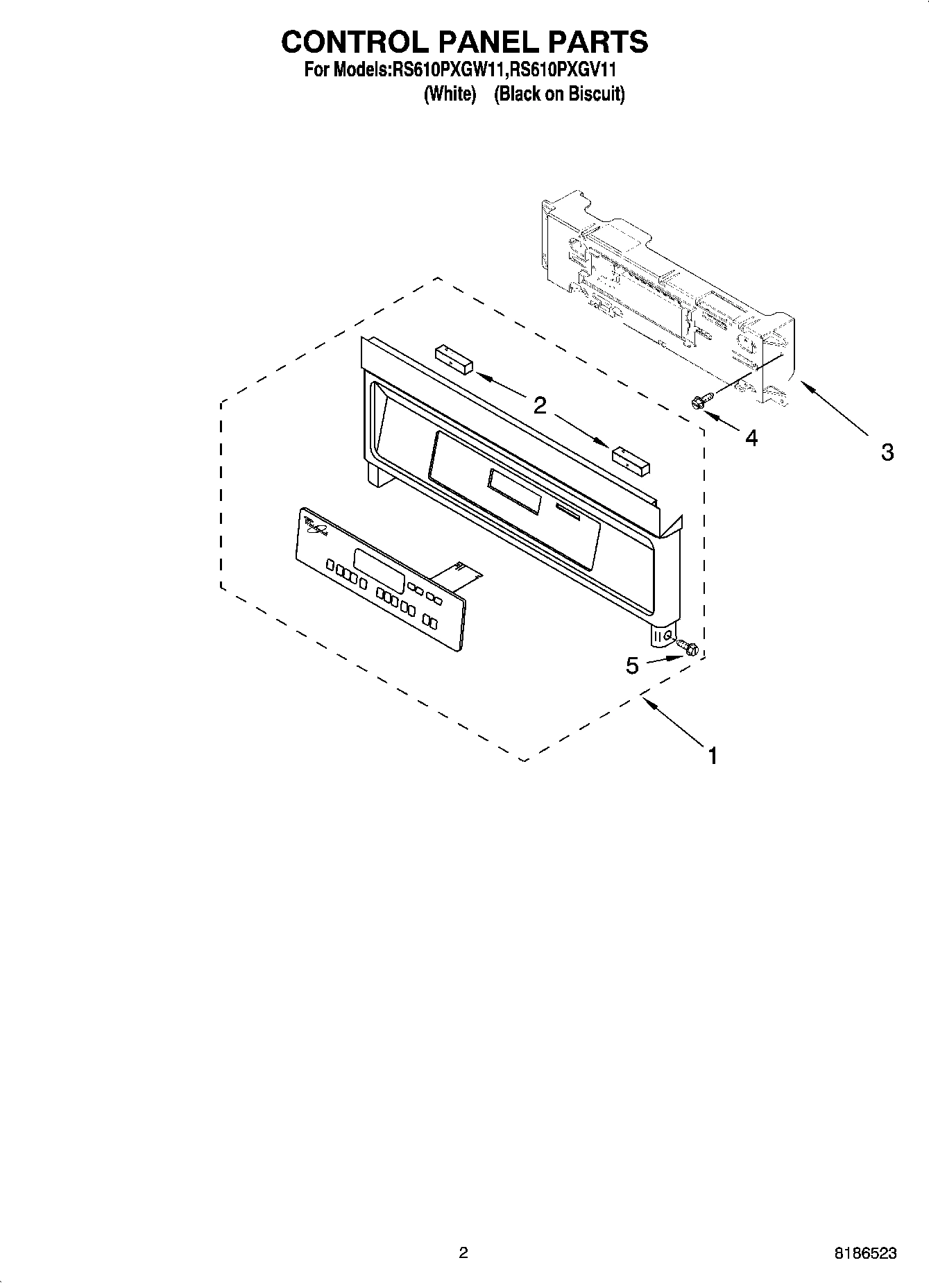 02 - CONTROL PANEL PARTS