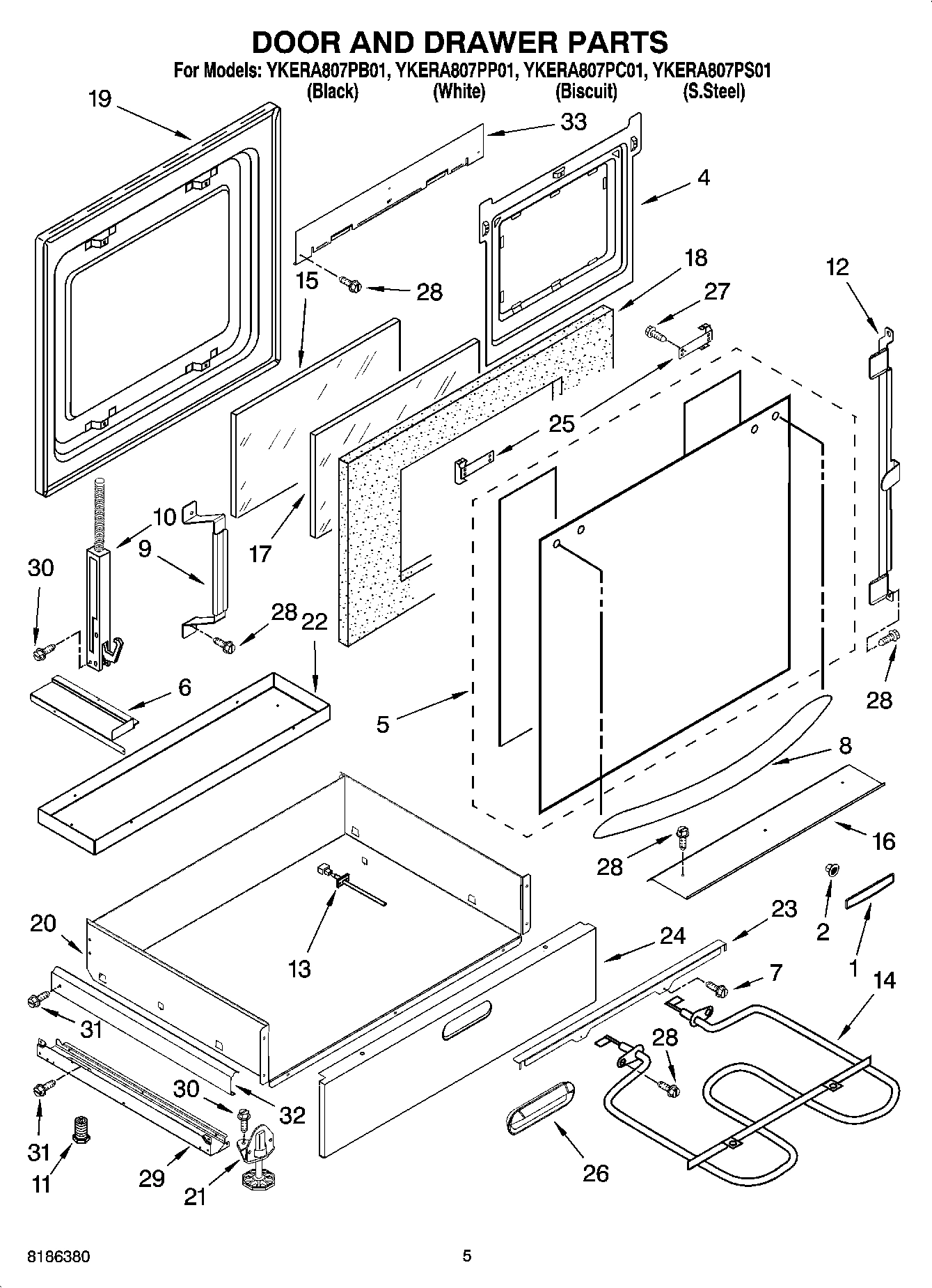 04 - DOOR AND DRAWER PARTS
