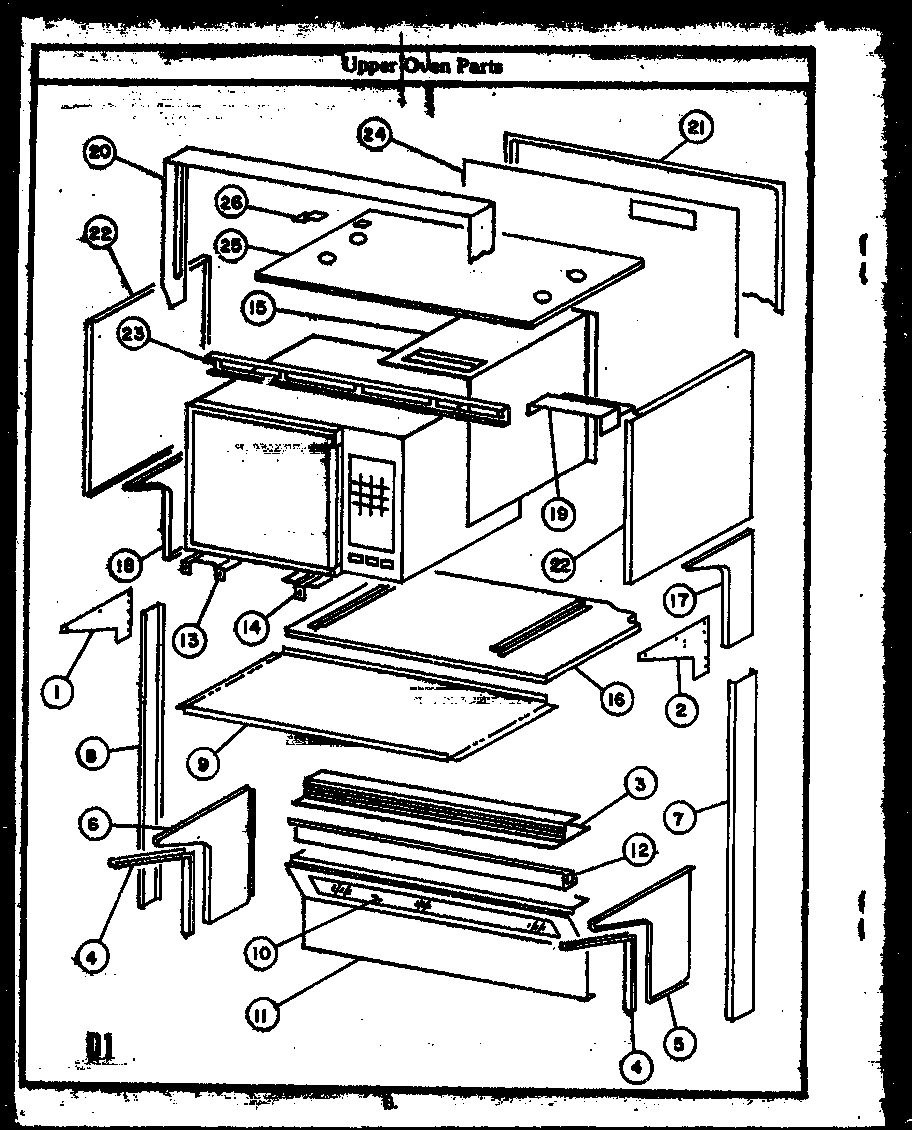 07 - UPPER OVEN PARTS