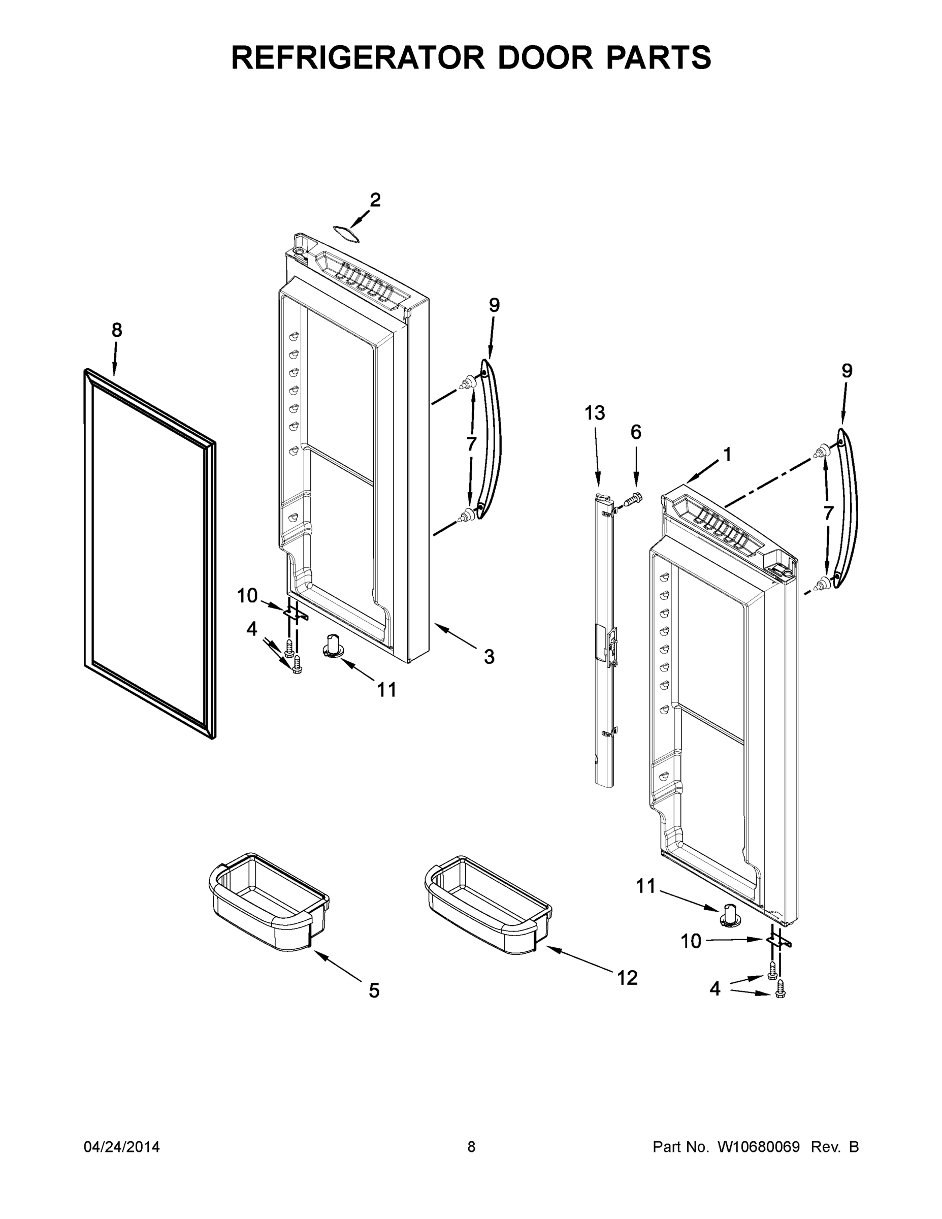 05 - REFRIGERATOR DOOR PARTS