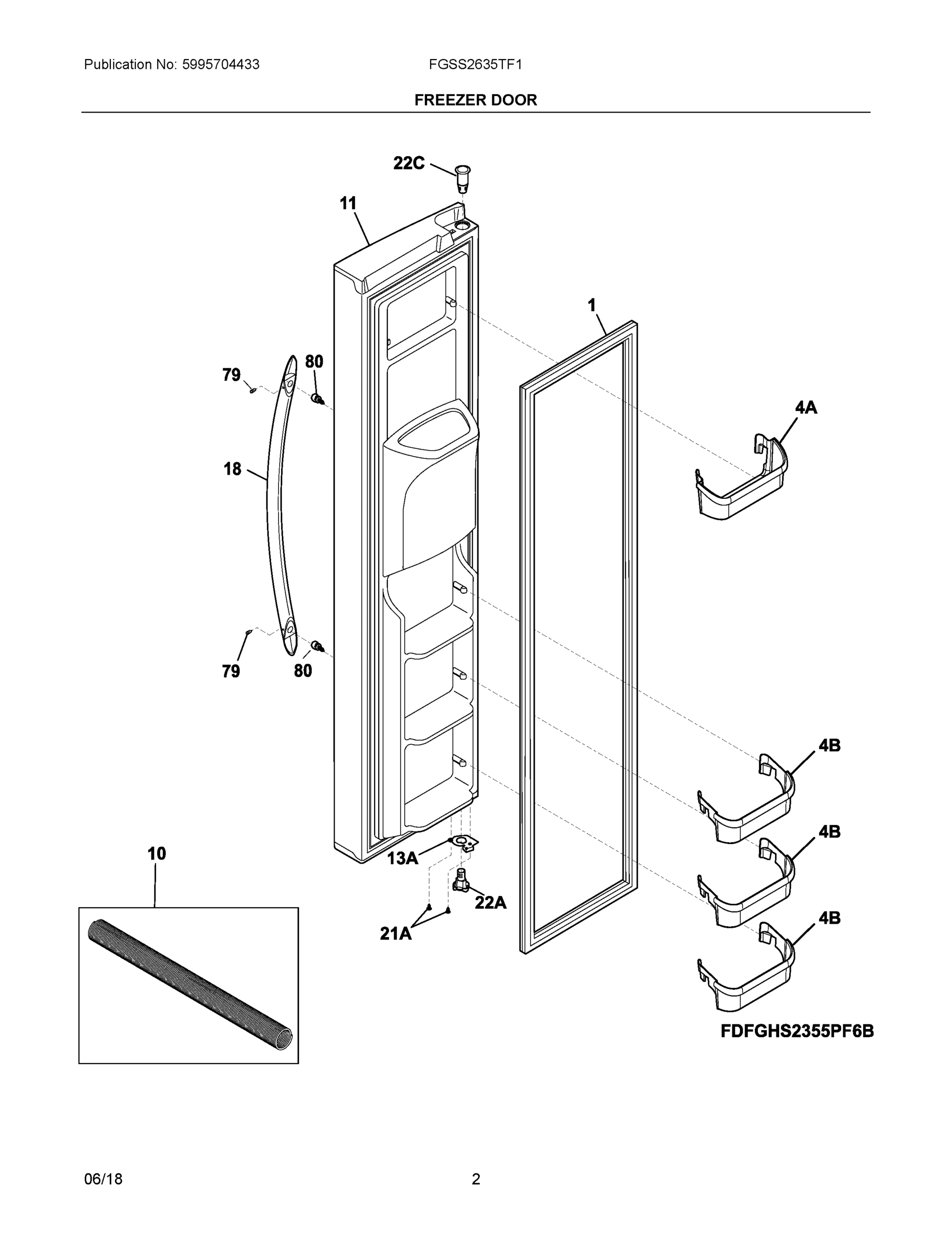 02 - FREEZER DOOR