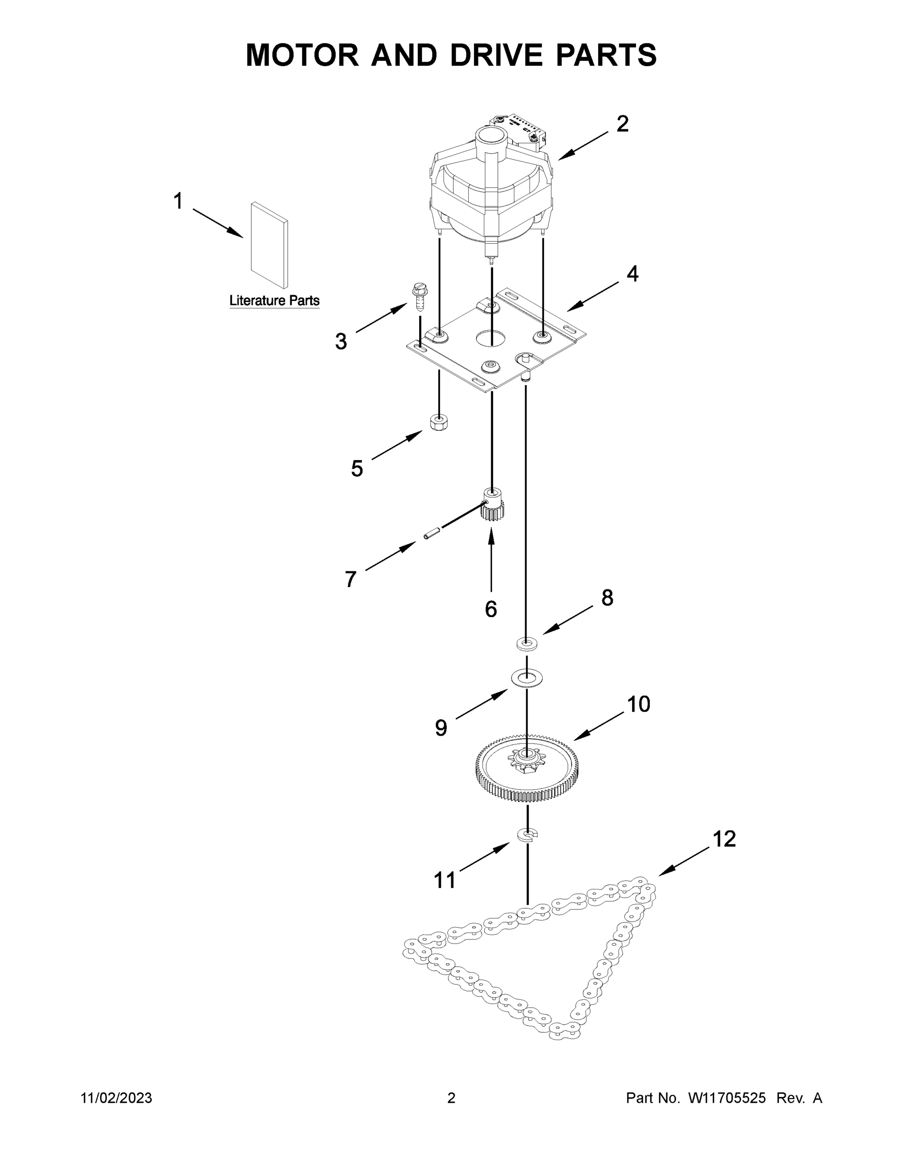 02 - MOTOR AND DRIVE PARTS