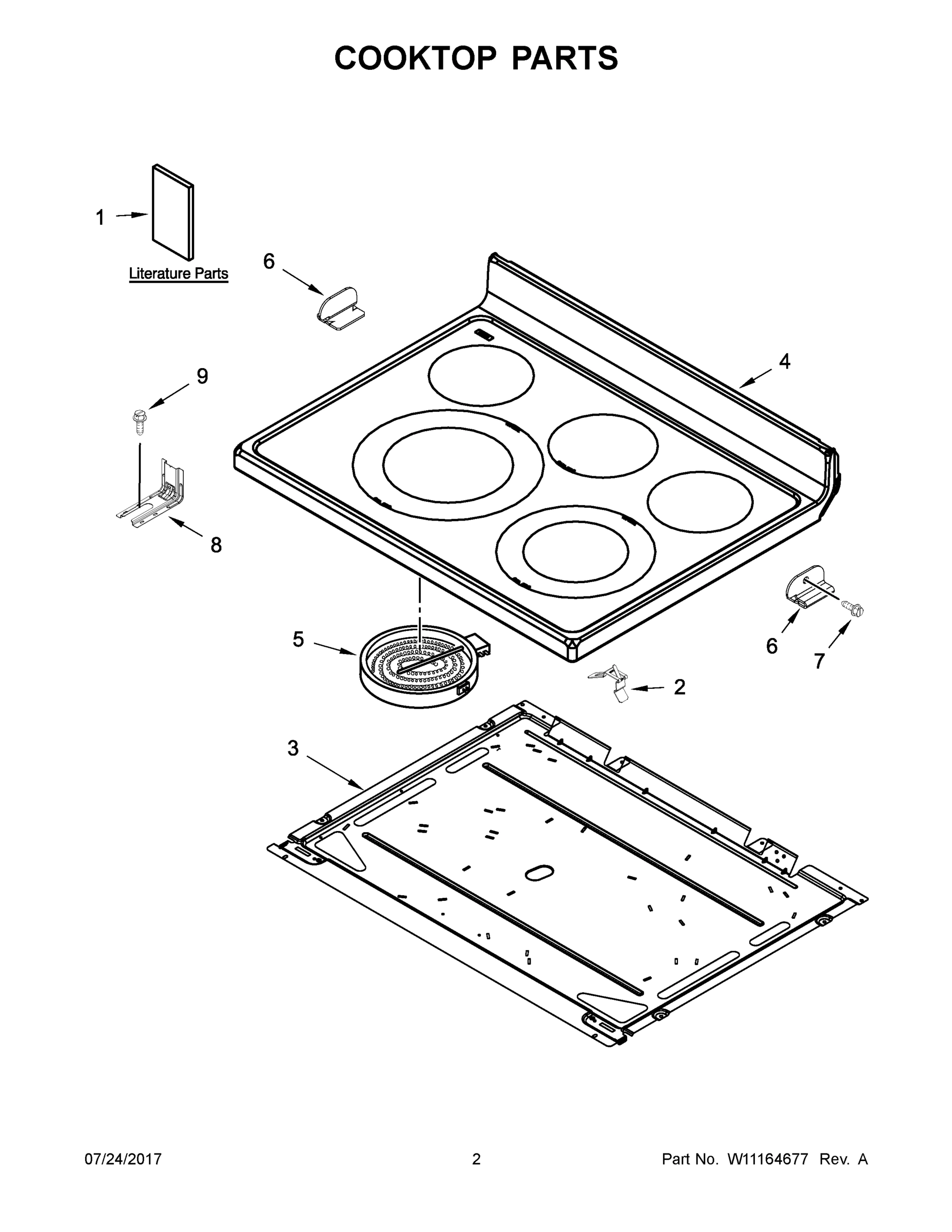 02 - COOKTOP PARTS