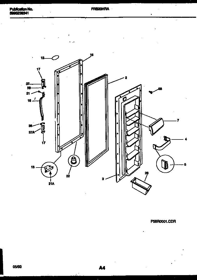 03 - REFRIGERATOR DOOR PARTS