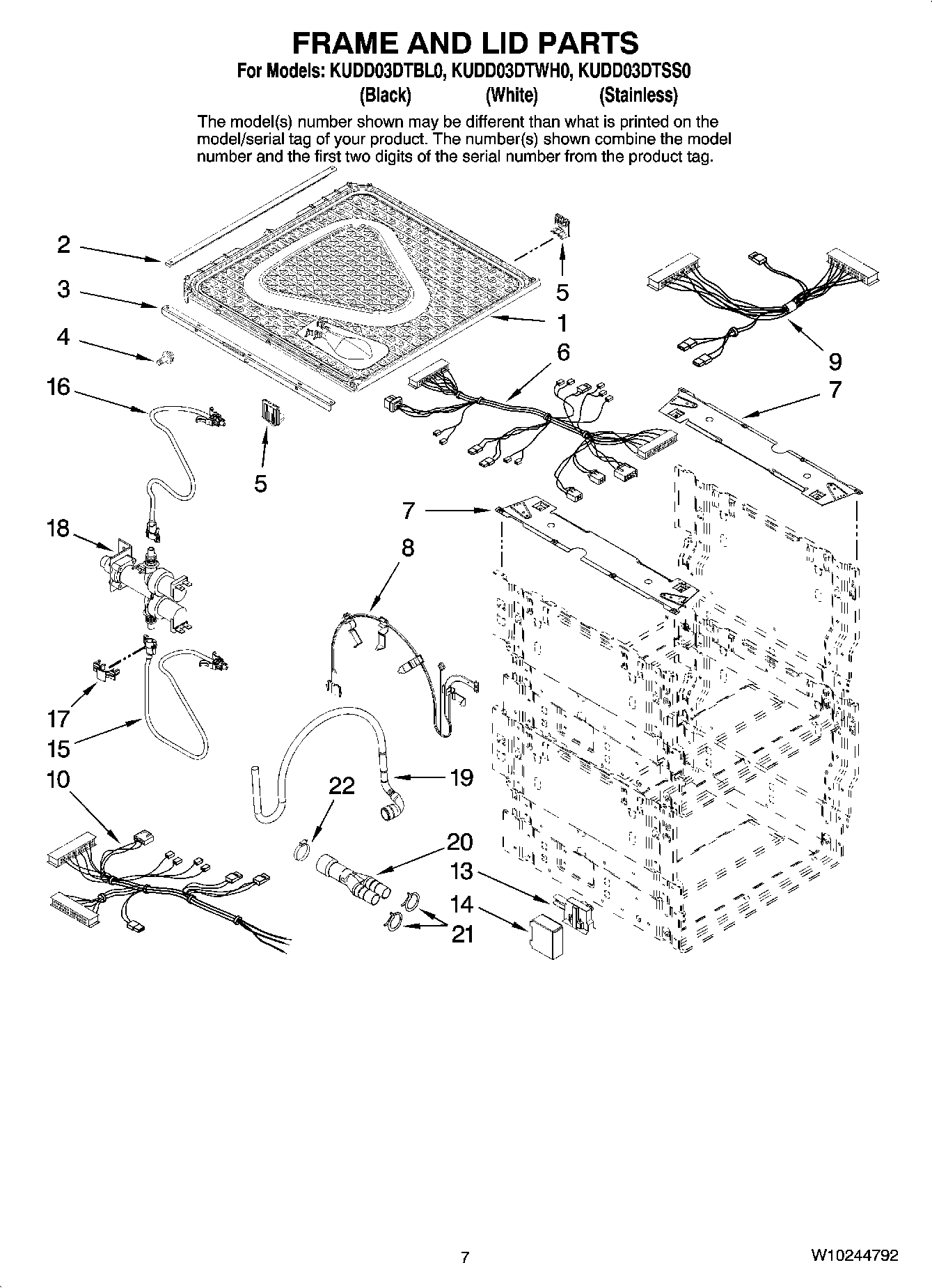 05 - FRAME AND LID PARTS