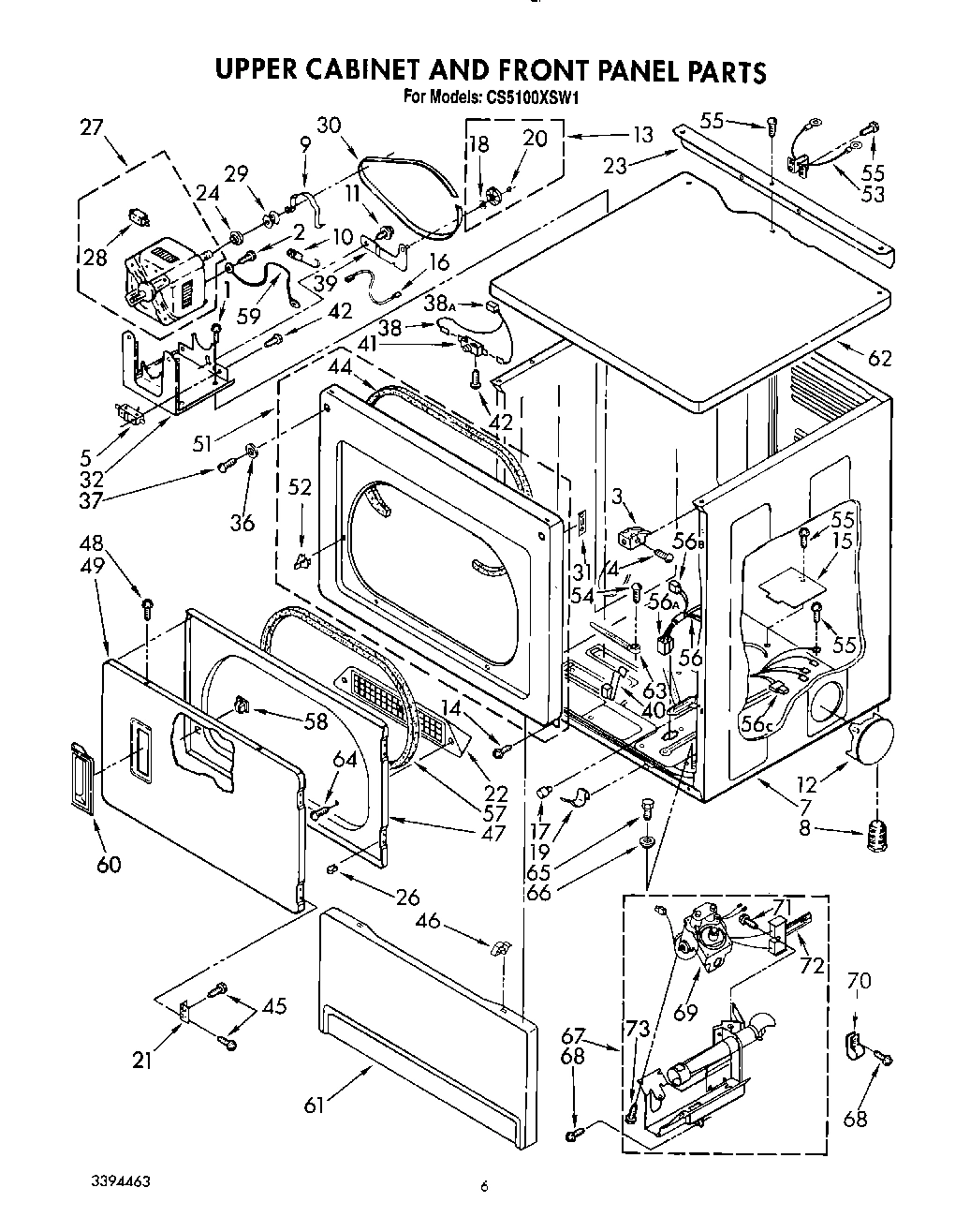 04 - UPPER CABINET AND FRONT PANEL