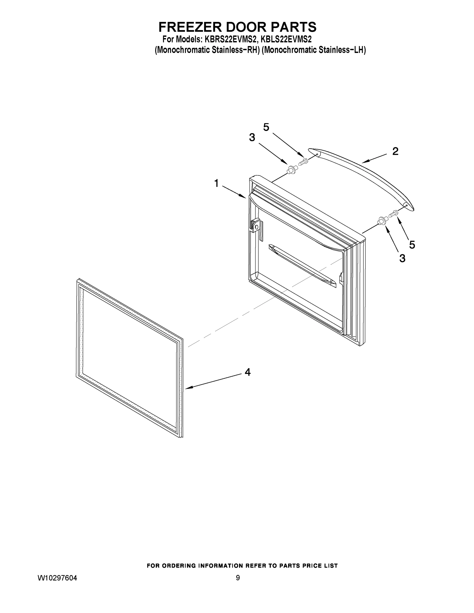 05 - FREEZER DOOR PARTS