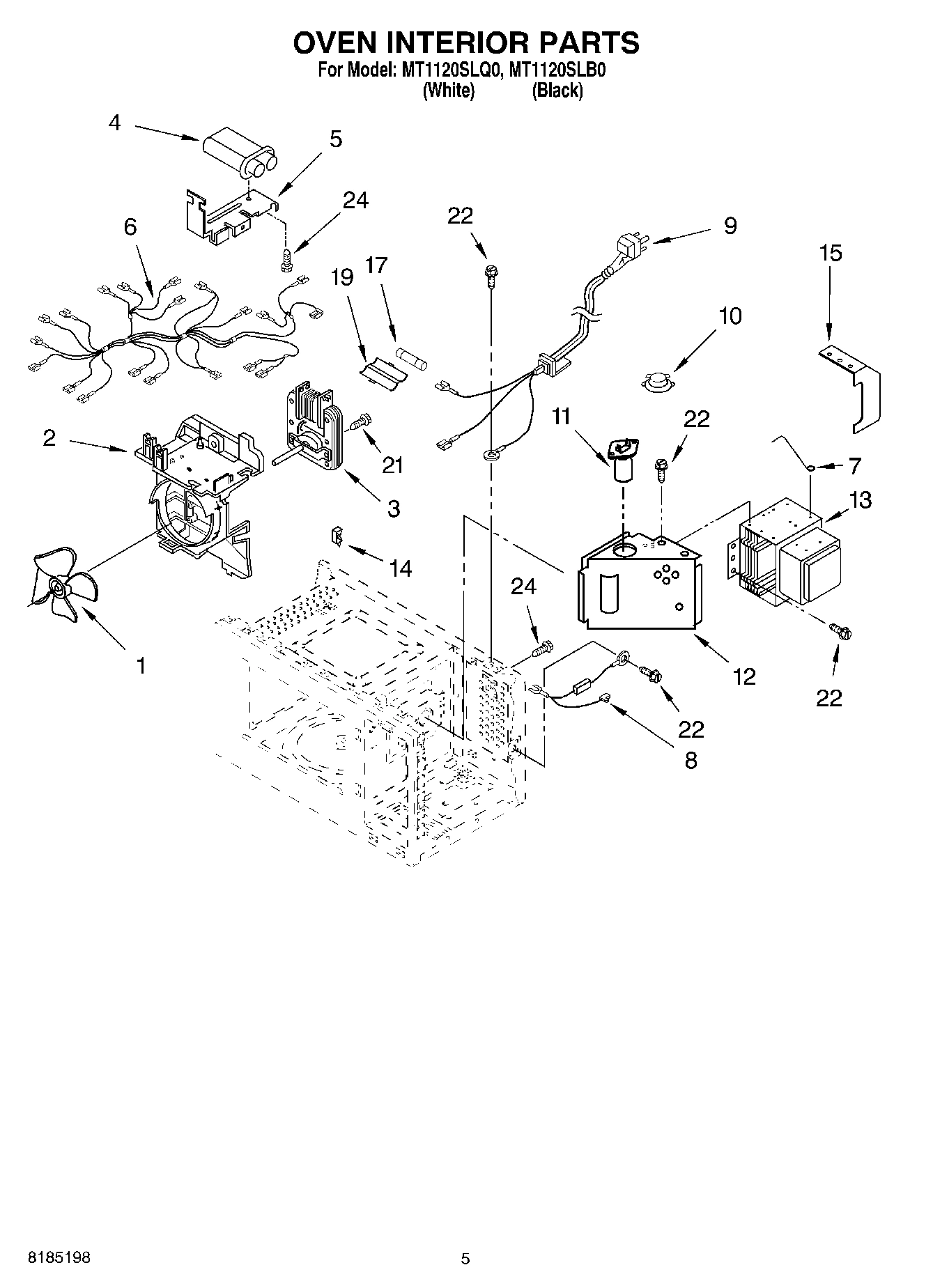 05 - OVEN INTERIOR PARTS