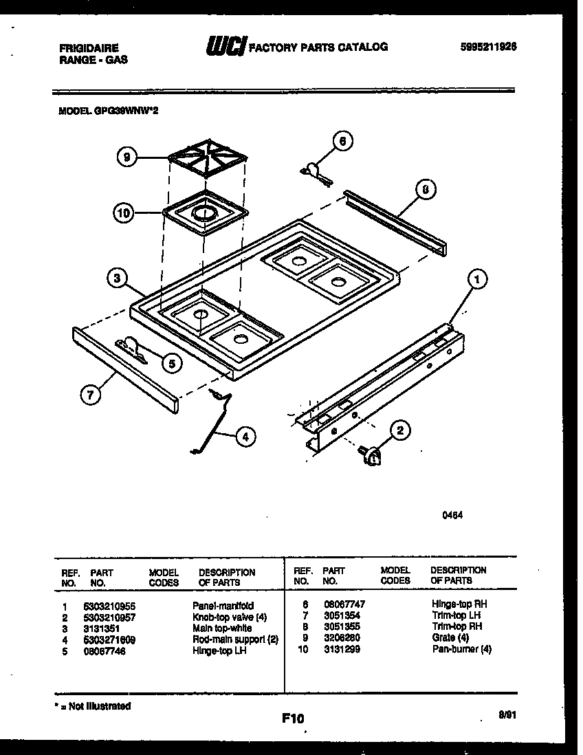 03 - COOKTOP PARTS
