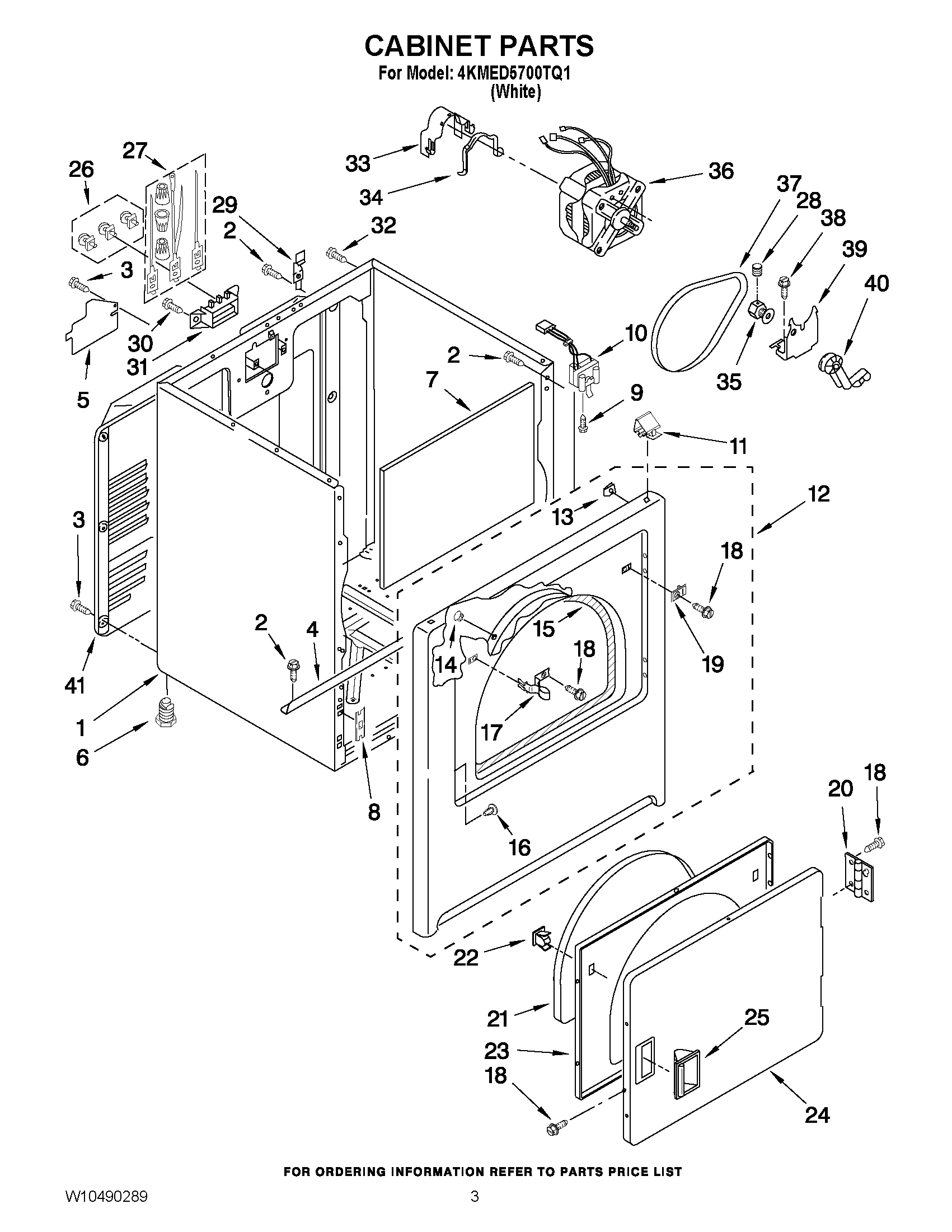 02 - CABINET PARTS