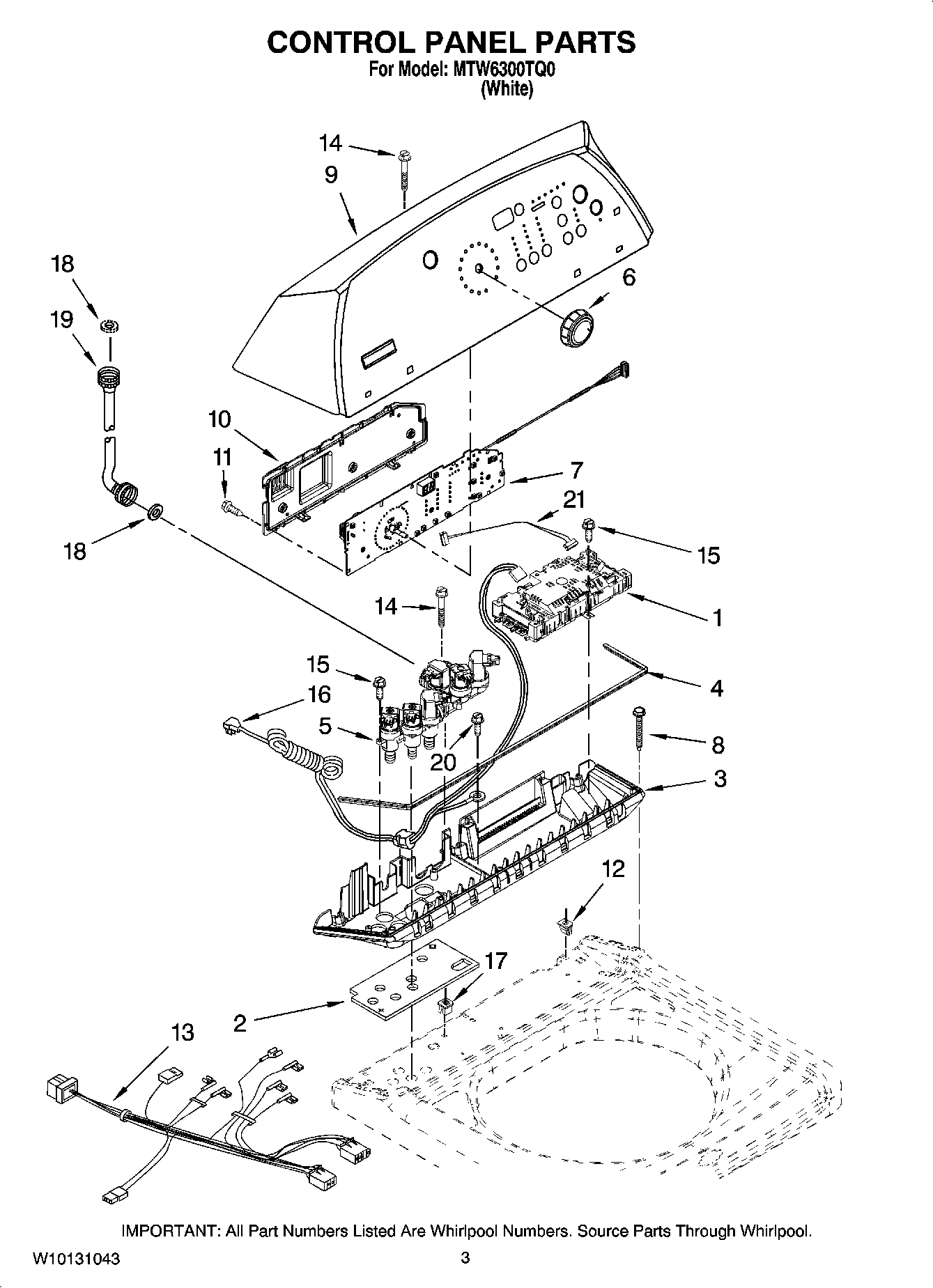 02 - CONTROL PANEL PARTS