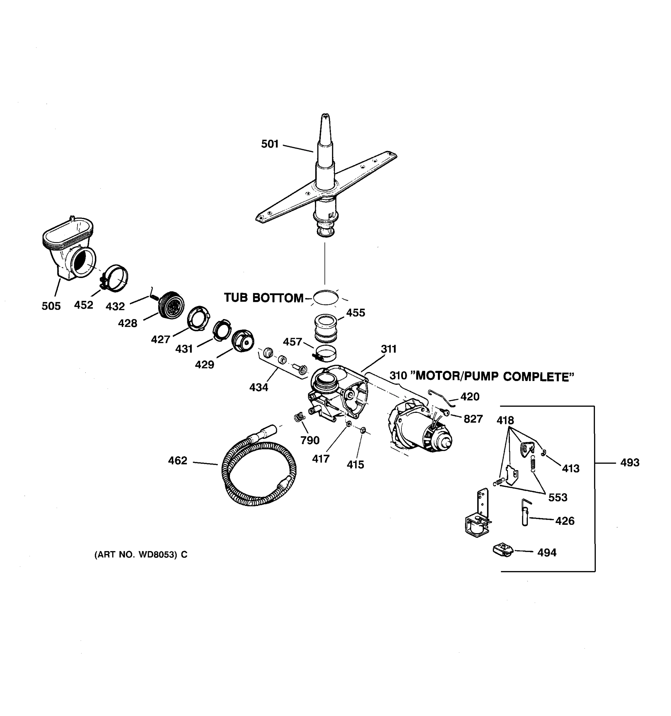 MOTOR-PUMP MECHANISM