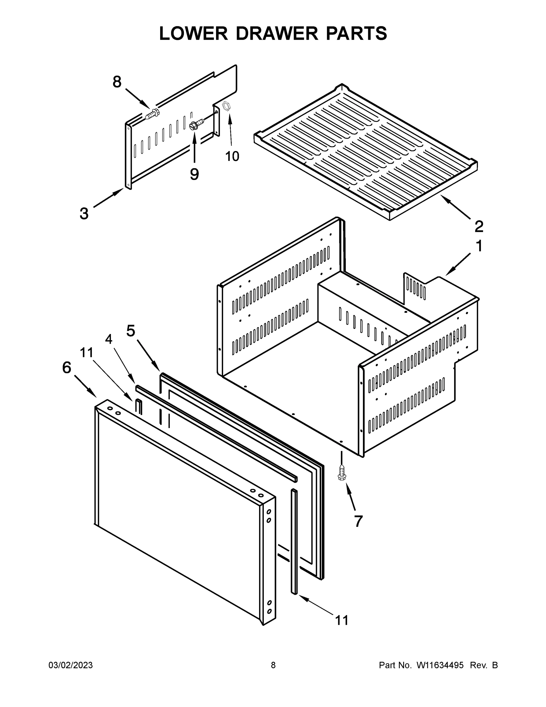 05 - LOWER DRAWER PARTS