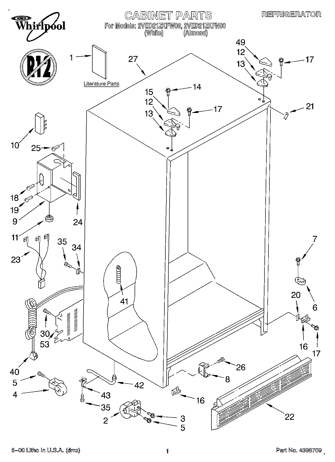 01 - CABINET, LITERATURE