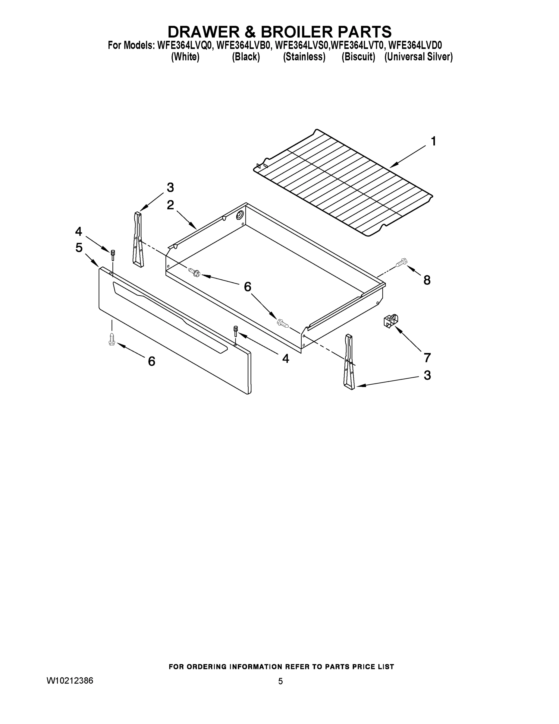 04 - DRAWER & BROILER PARTS