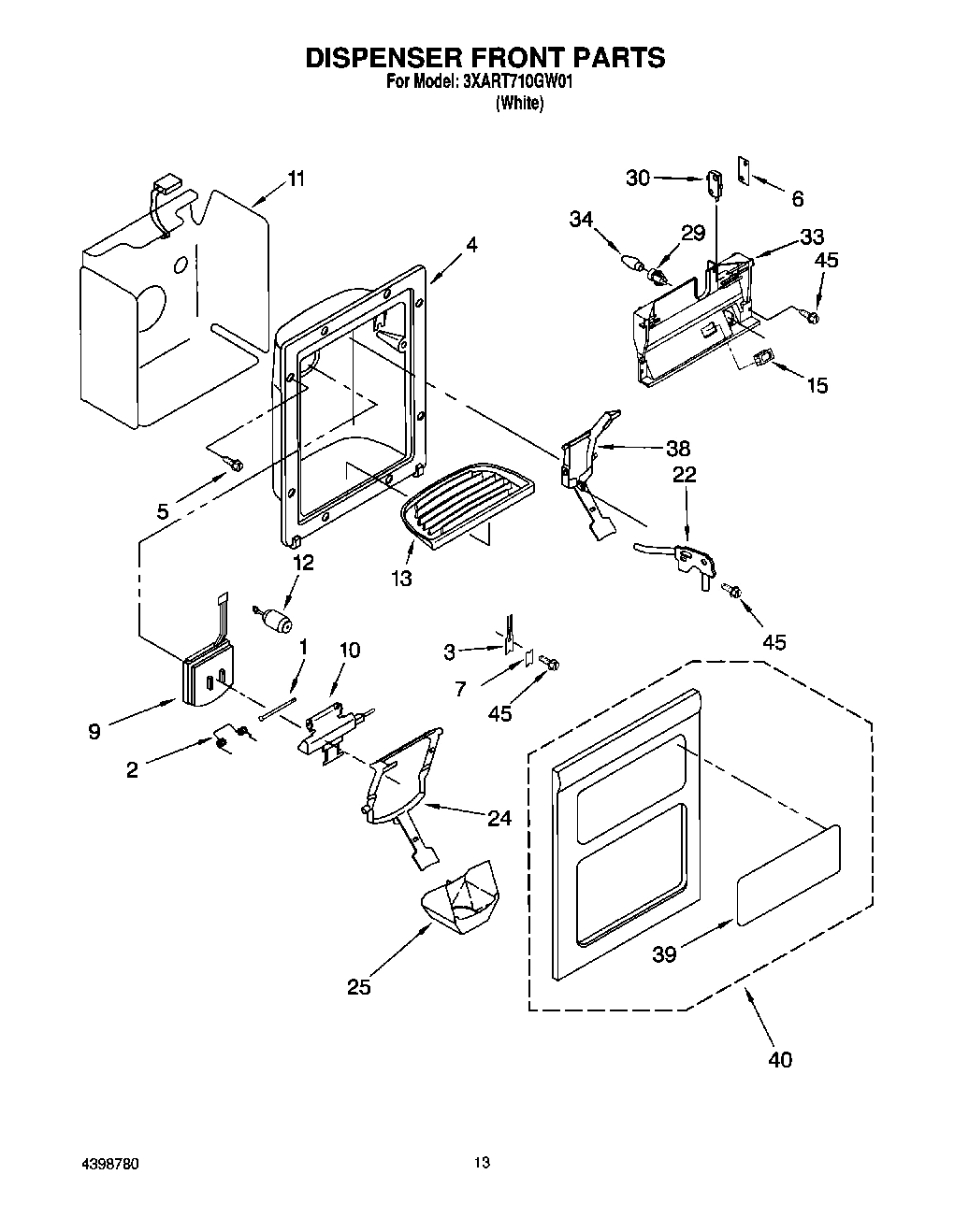 07 - DISPENSER FRONT