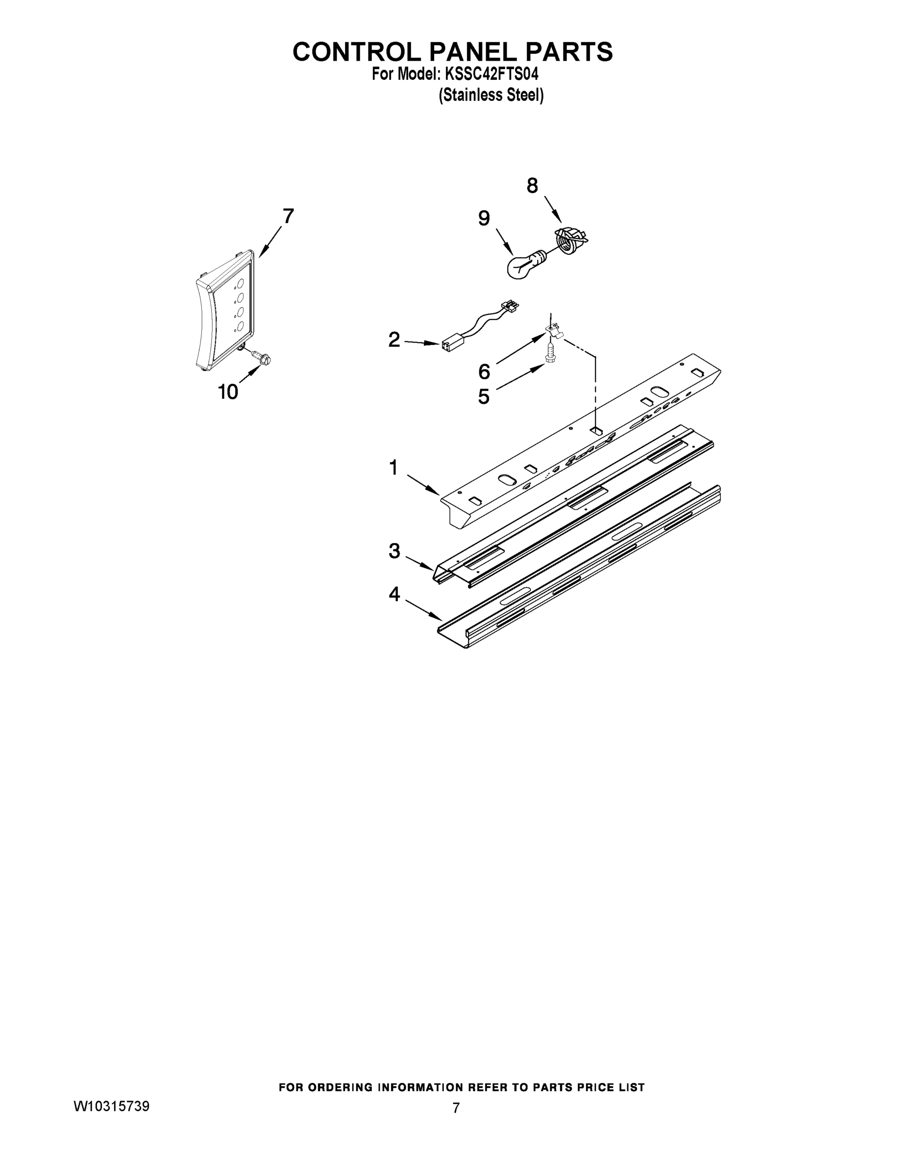 05 - CONTROL PANEL PARTS