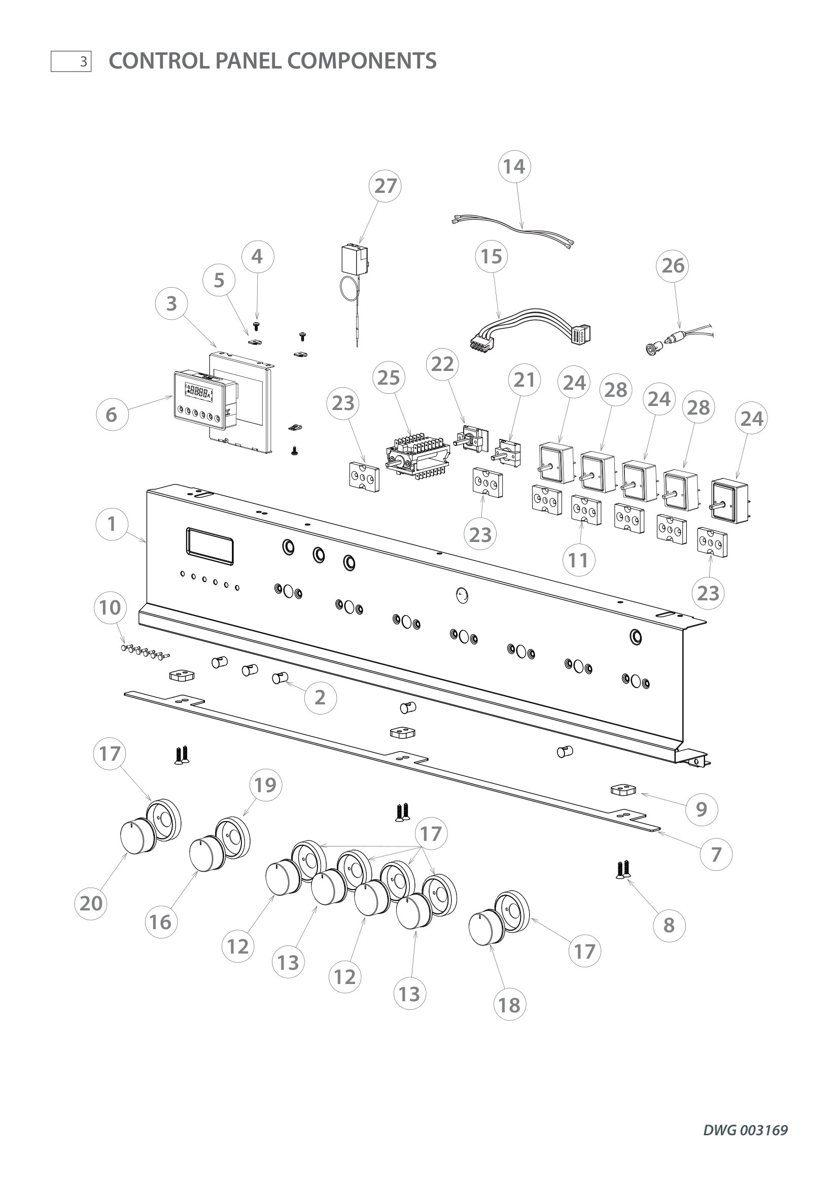 CONTROL PANEL COMPONENTS