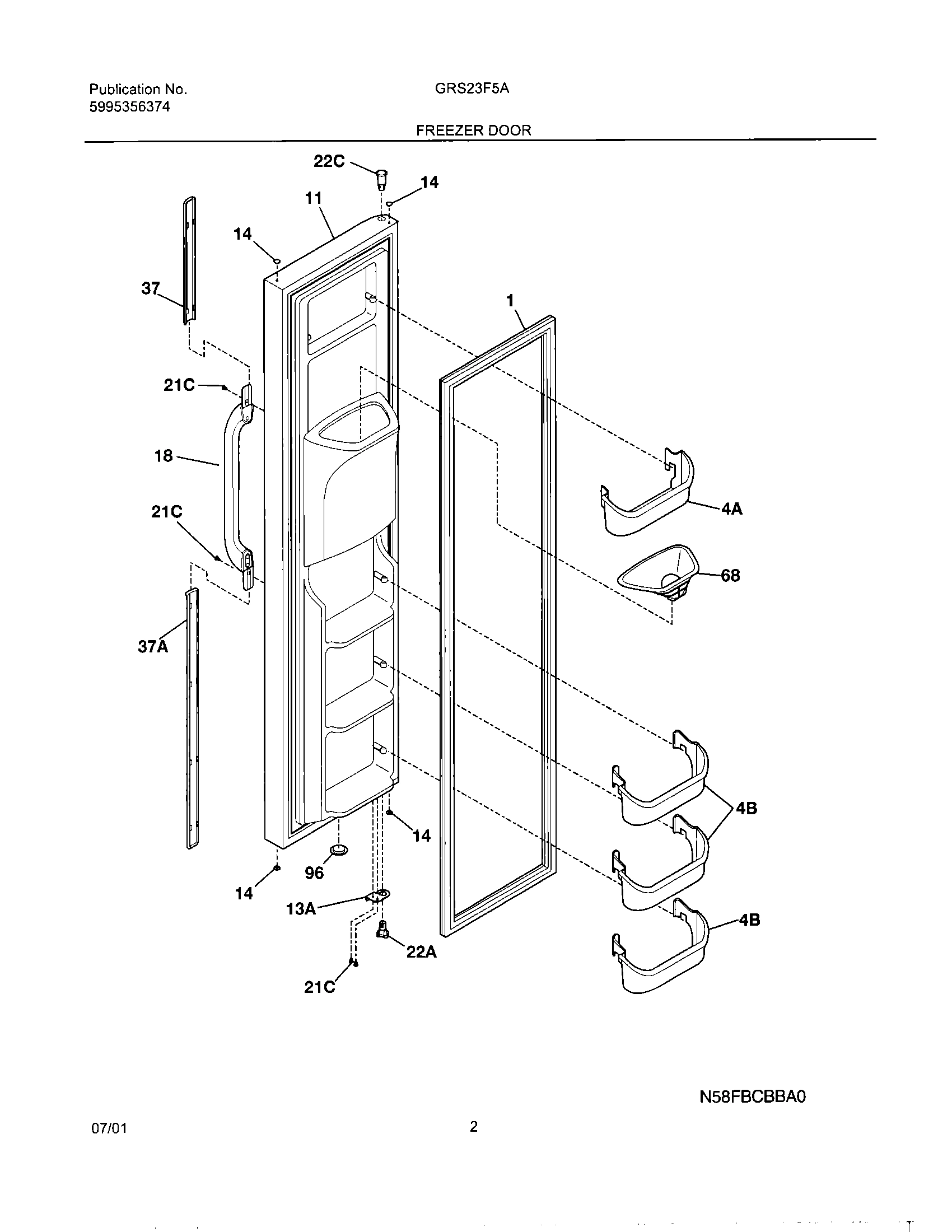 03 - FREEZER DOOR