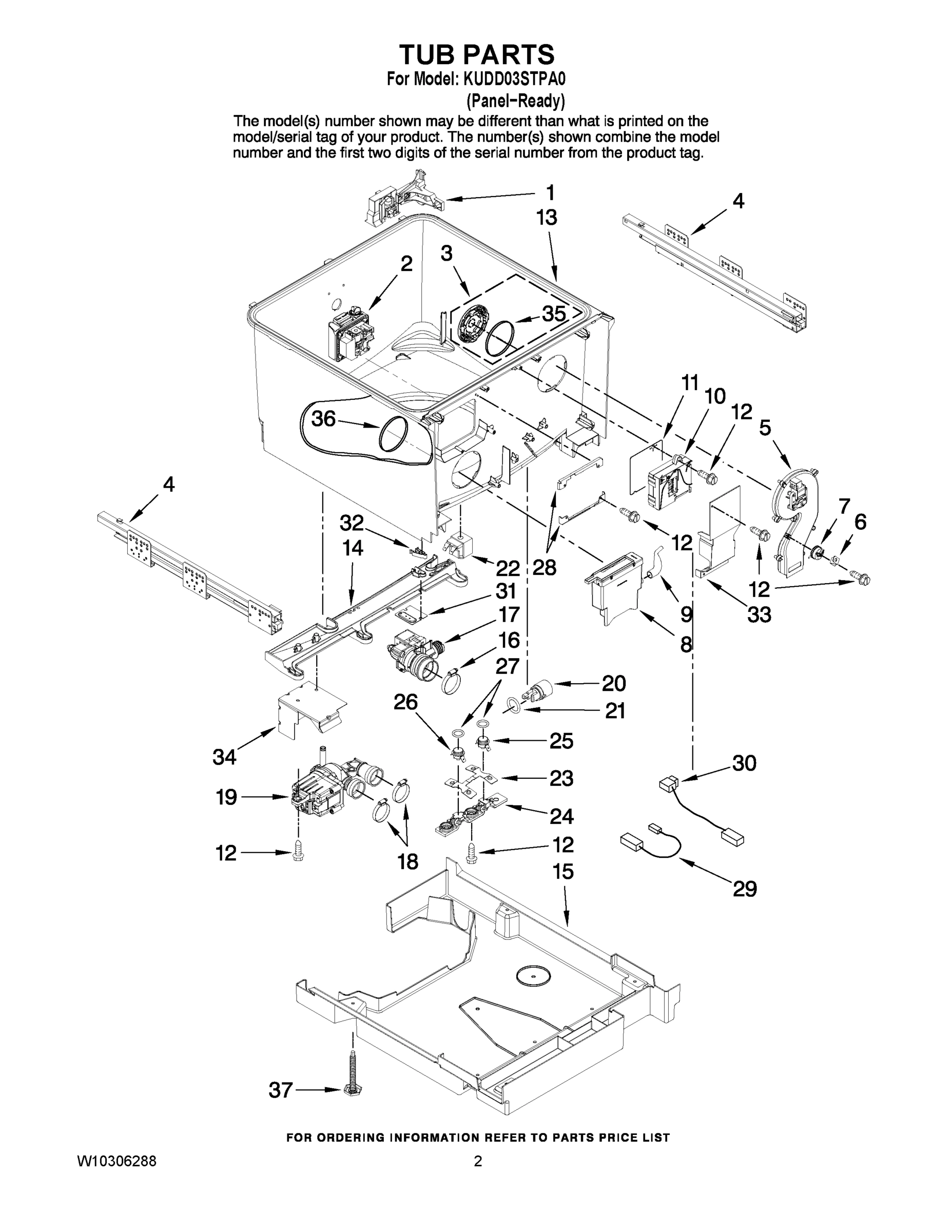 02 - TUB PARTS