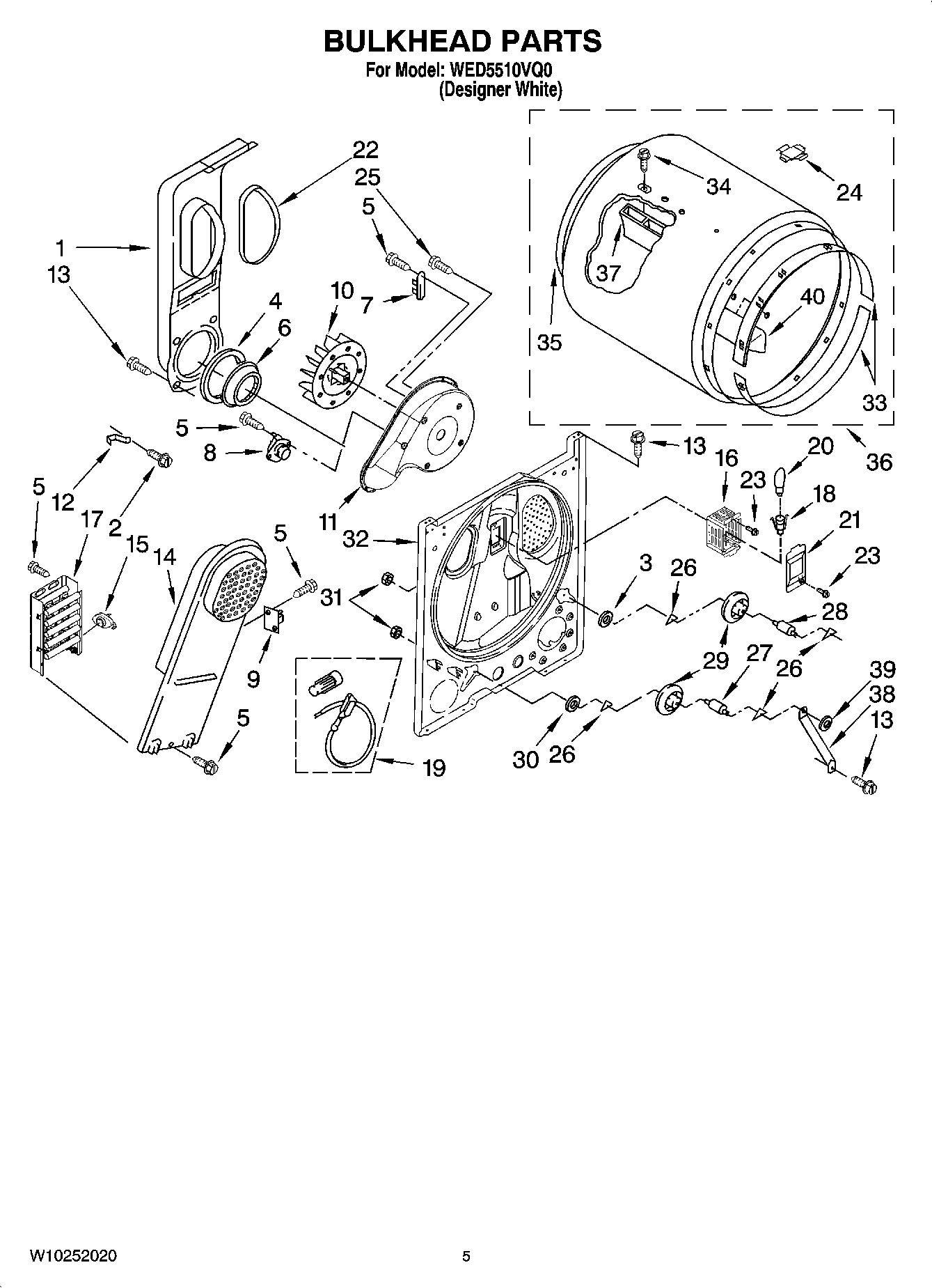 03 - BULKHEAD PARTS, OPTIONAL PARTS (NOT INCLUDED)