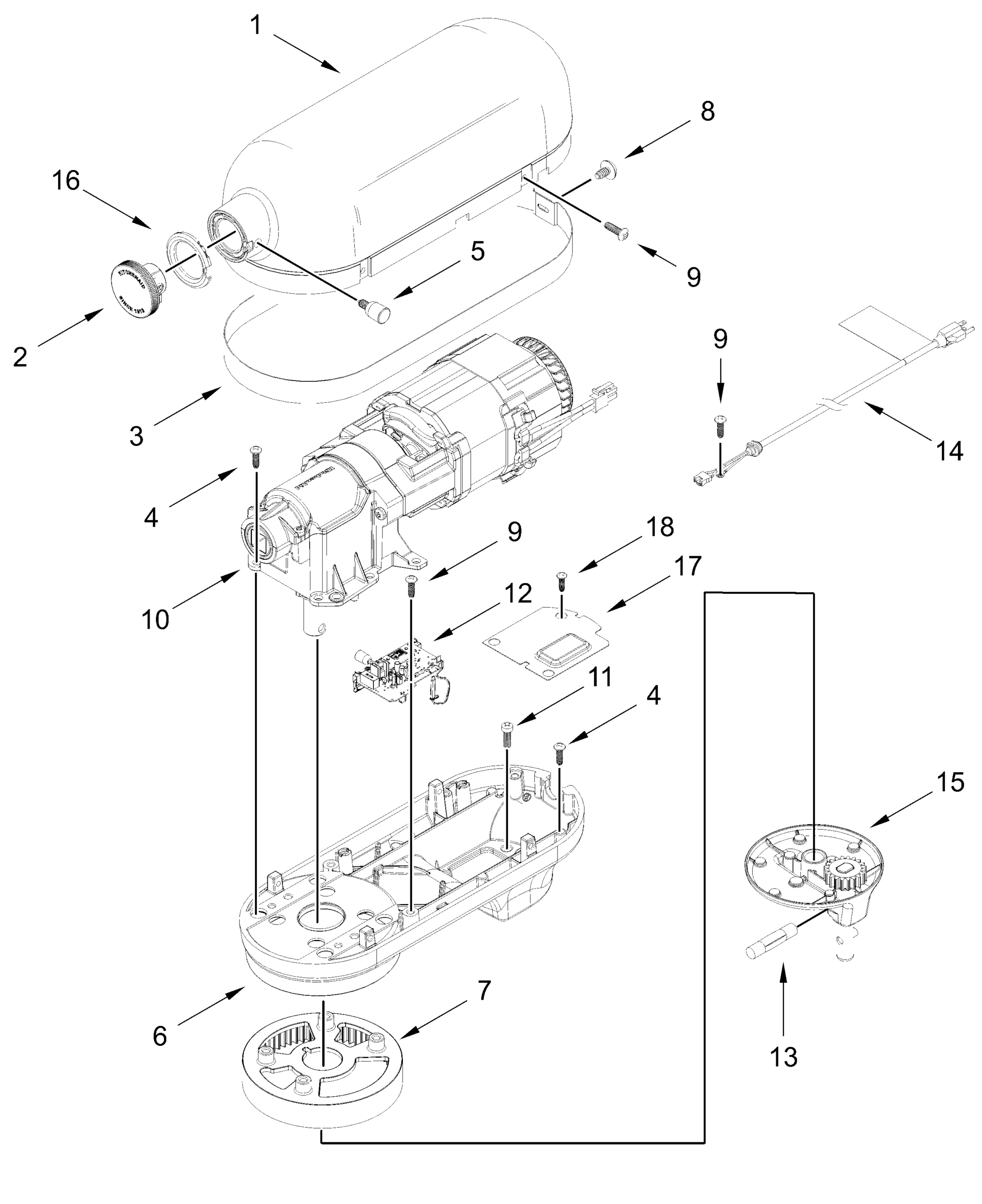 CASE, GEARING AND PLANETARY UNIT PARTS