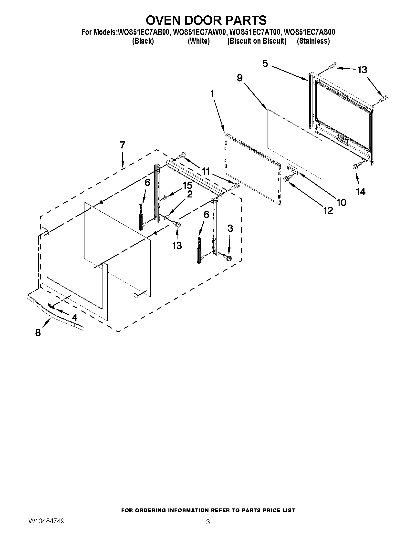 02 - OVEN DOOR PARTS