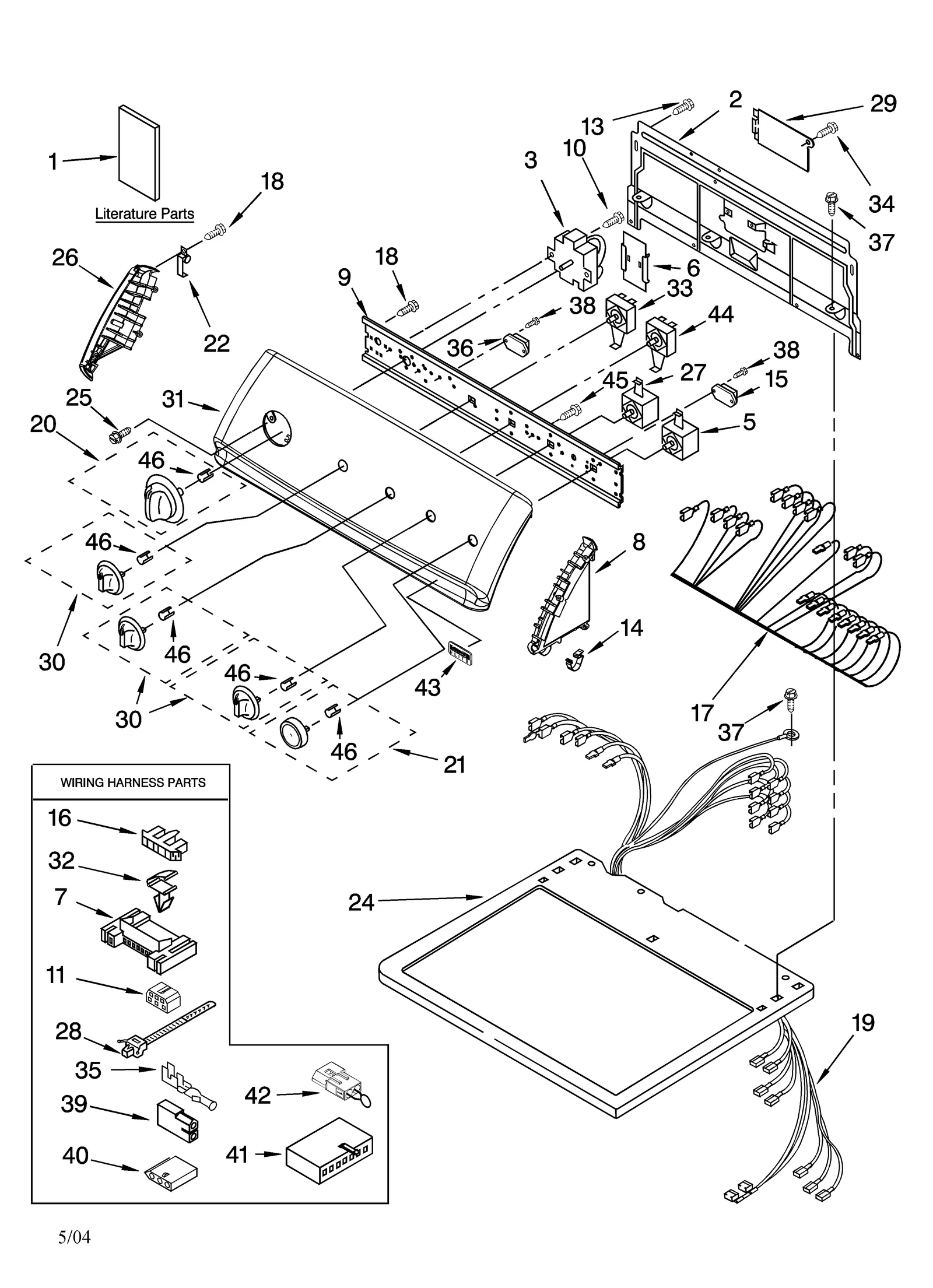 TOP AND CONSOLE PARTS
