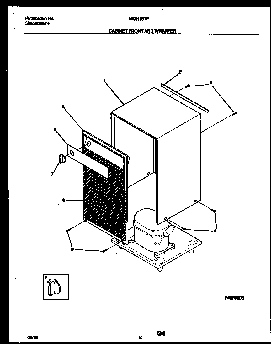 02 - CABINET FRONT AND WRAPPER